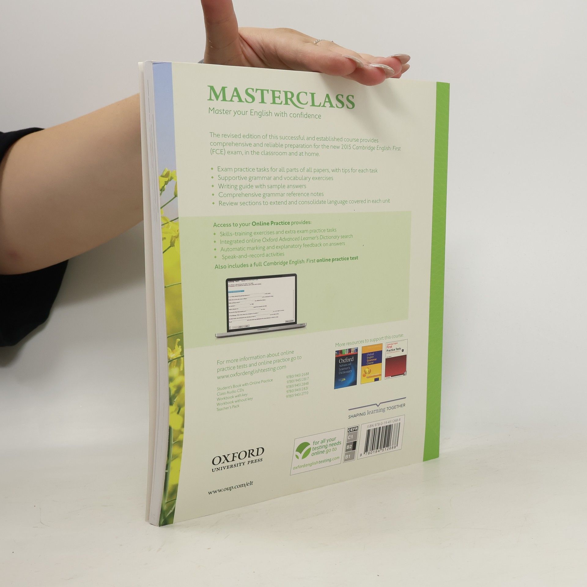 Simon Haines Cambridge English first masterclass : student's book with online practice