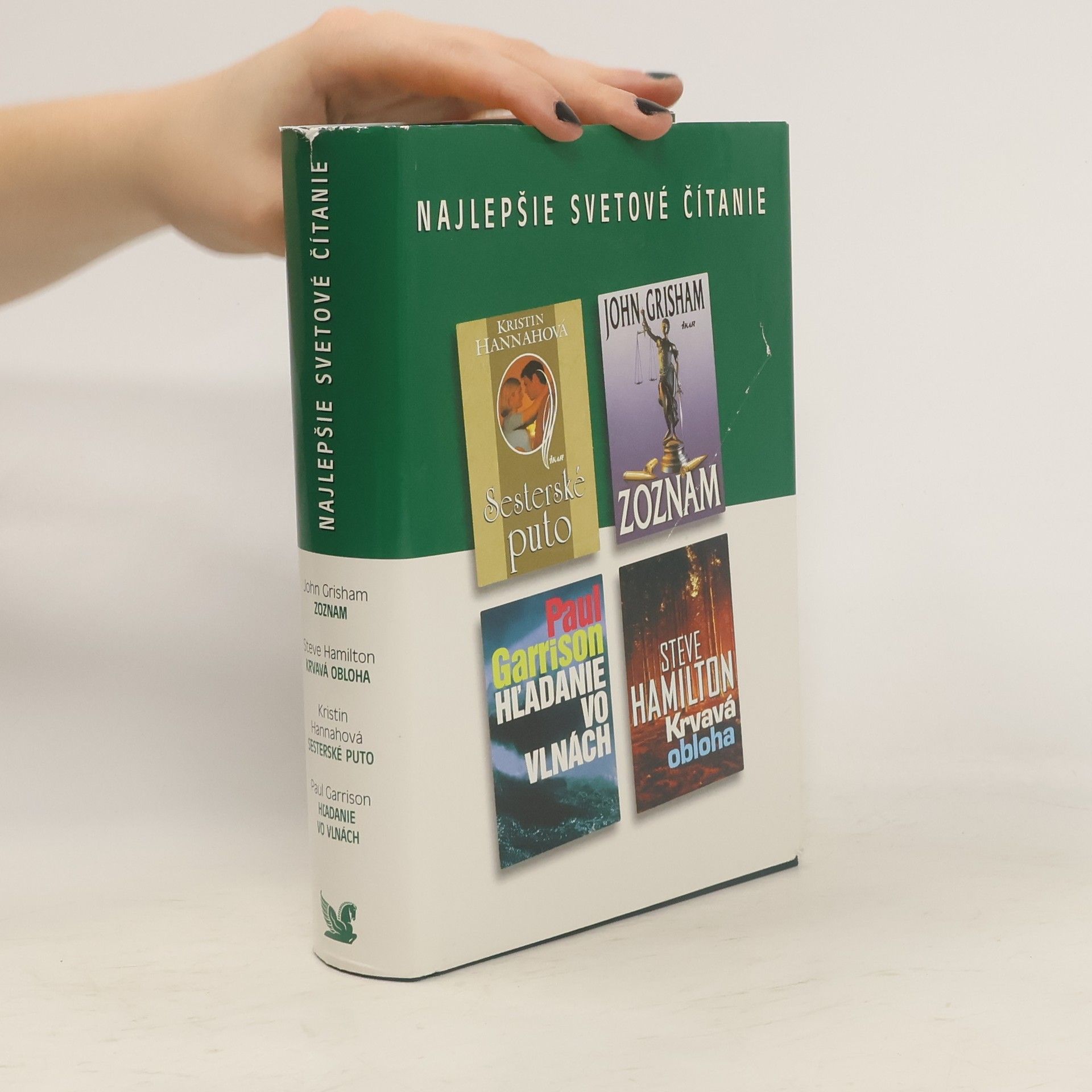 John Grisham Najlepšie svetové čítanie-Sesterské puto-Zoznam-Hľadanie vo vlnách-Krvavá obloha