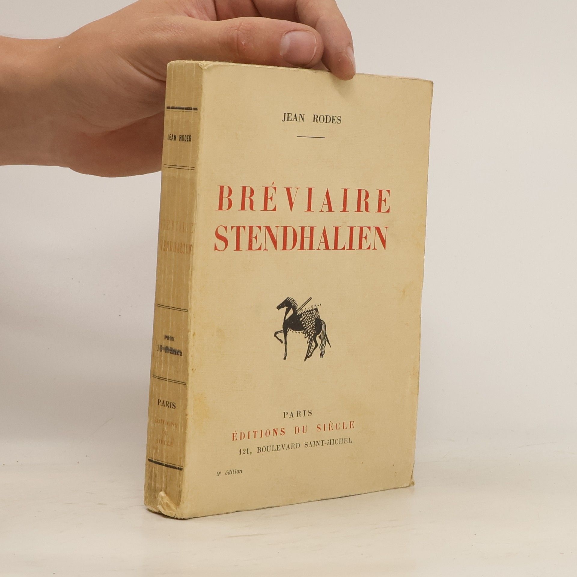 Jean Rodes Bréviaire Stendhalien