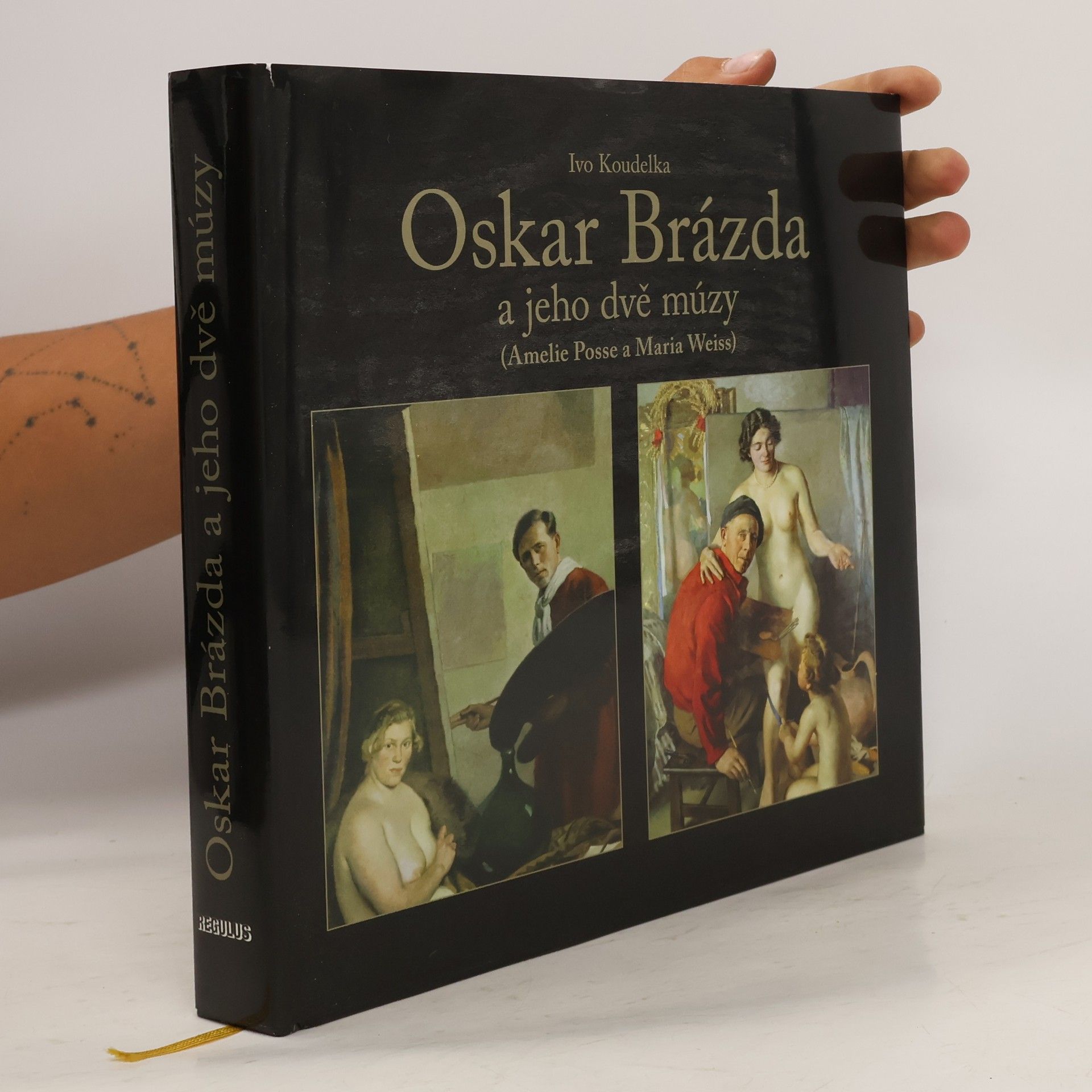 Oskar Brázda a jeho dvě múzy (Amelie Posse a Maria Weiss)