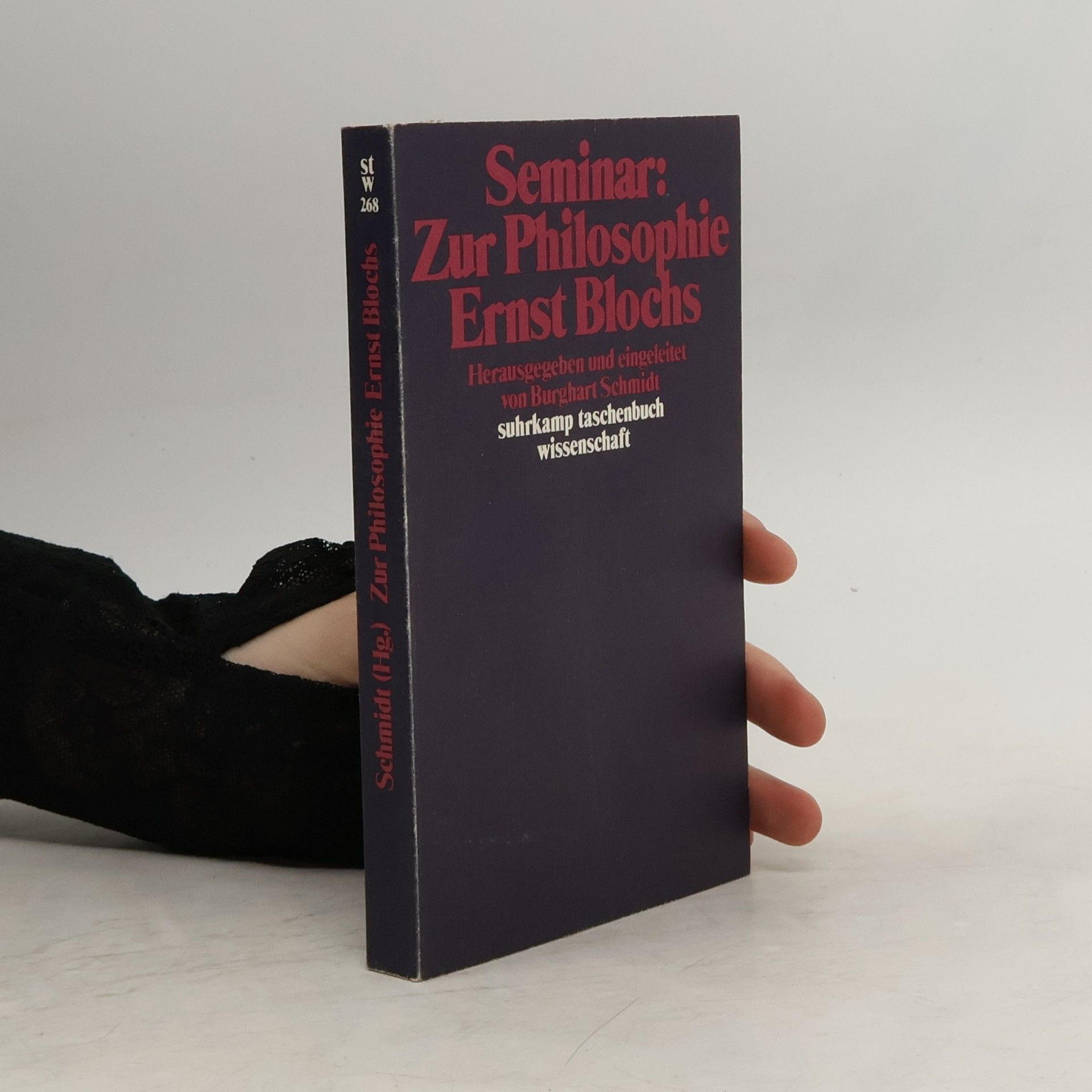 Burghart Schmidt Seminar zur Philosophie Ernst Blochs