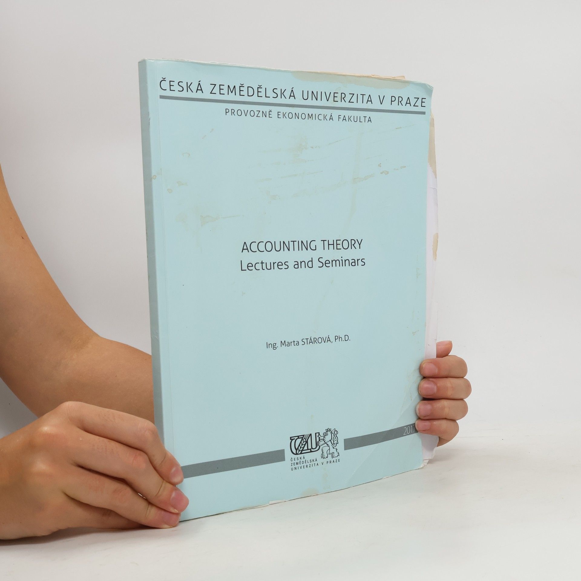 Marta Stárová Accounting Theory. Lectures and Seminars