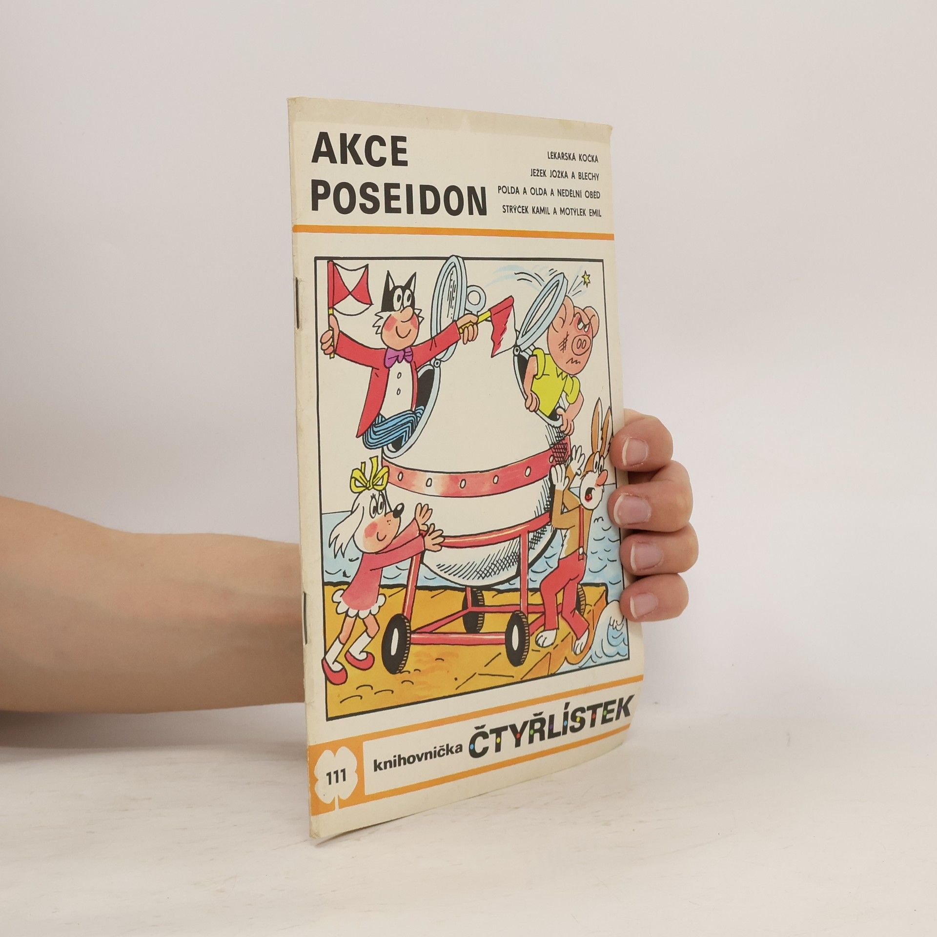 Jaroslav Němeček Čtyřlístek 111.  Akce Poseidon