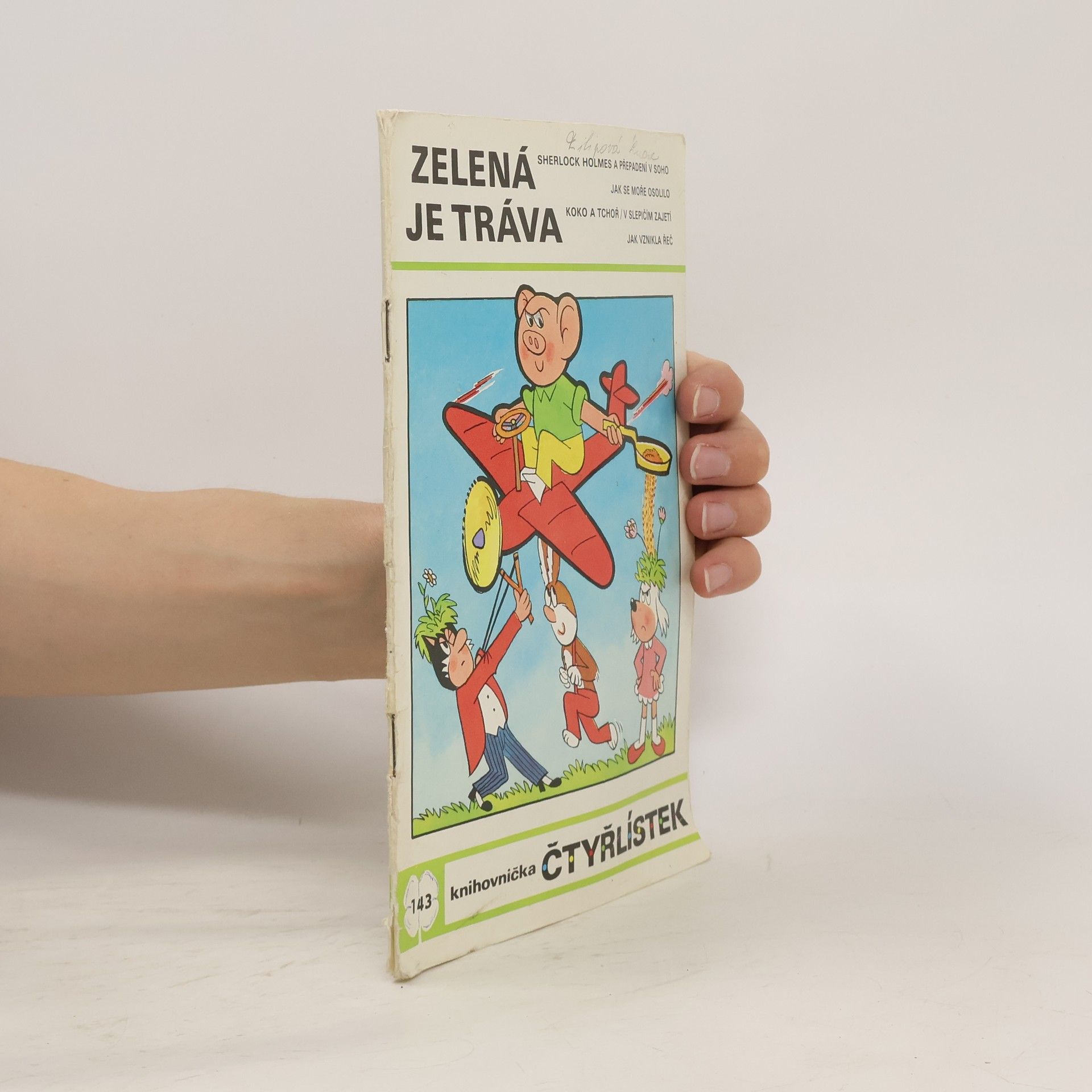 Jaroslav Němeček Čtyřlístek 143. Zelená je tráva