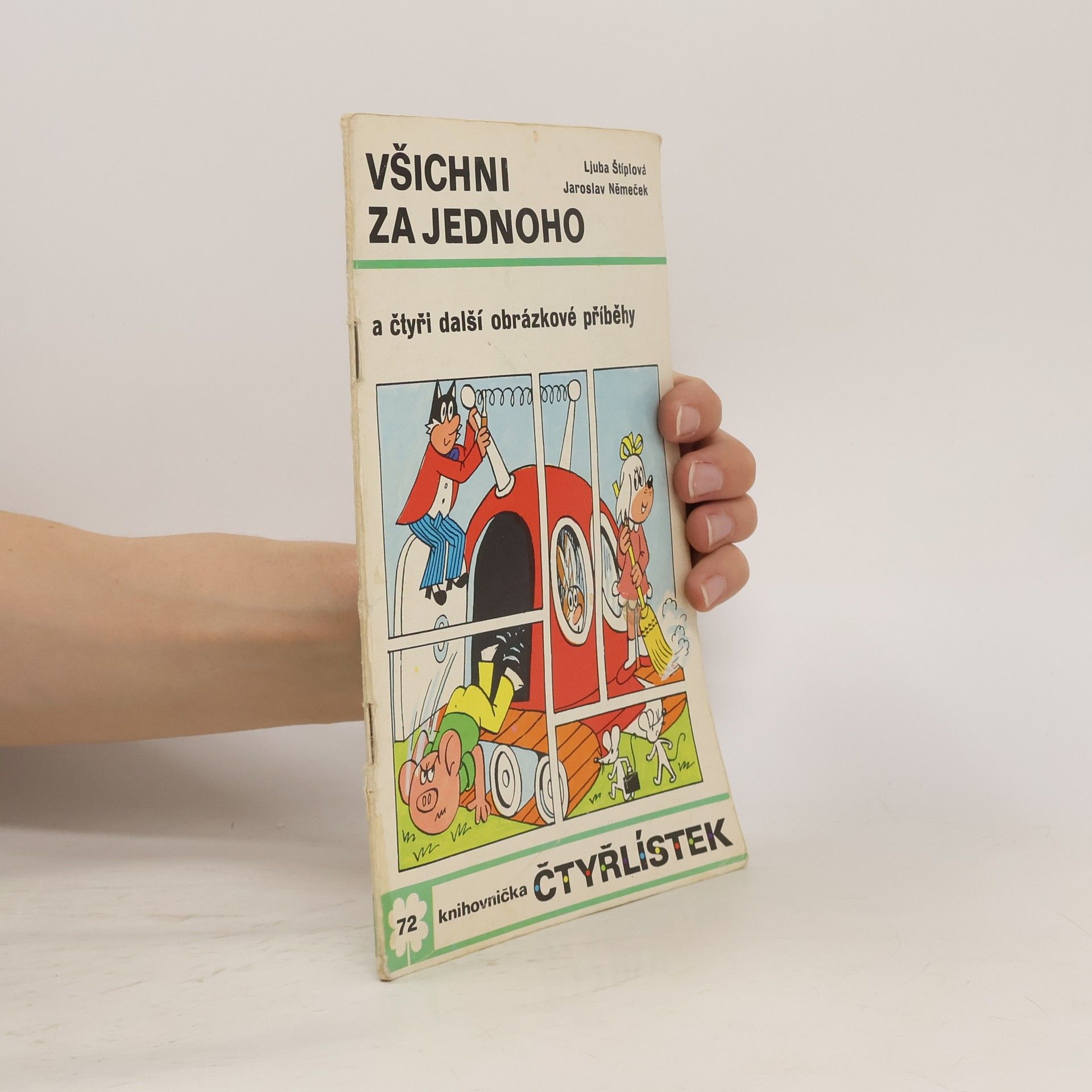 Jaroslav Němeček Čtyřlístek č. 72. Všichni za jednoho