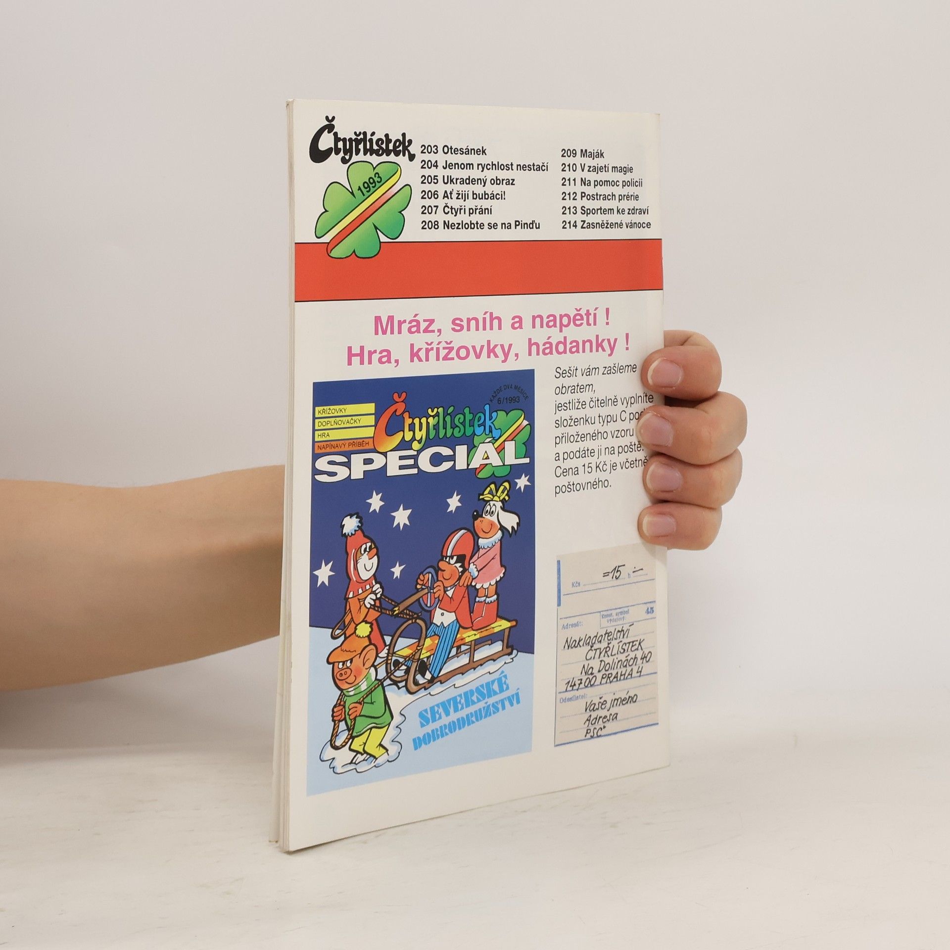 Kolektiv autorů Čtyřlístek 213. 11/1993. Sportem ke zdraví