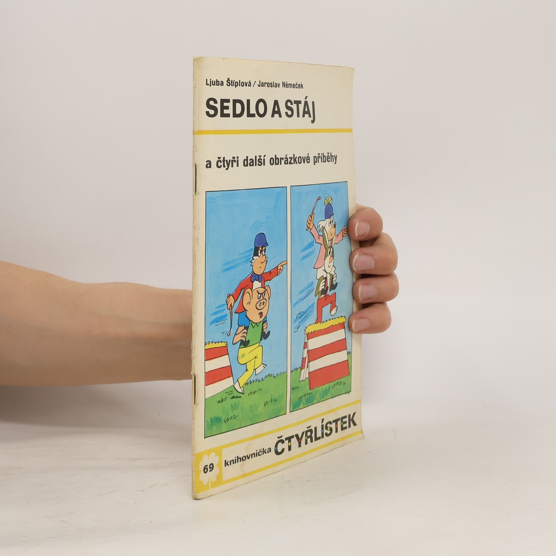 Kolektiv autorů Čtyřlístek č. 69. Sedlo a stáj a čtyři další obrázkové příběhy
