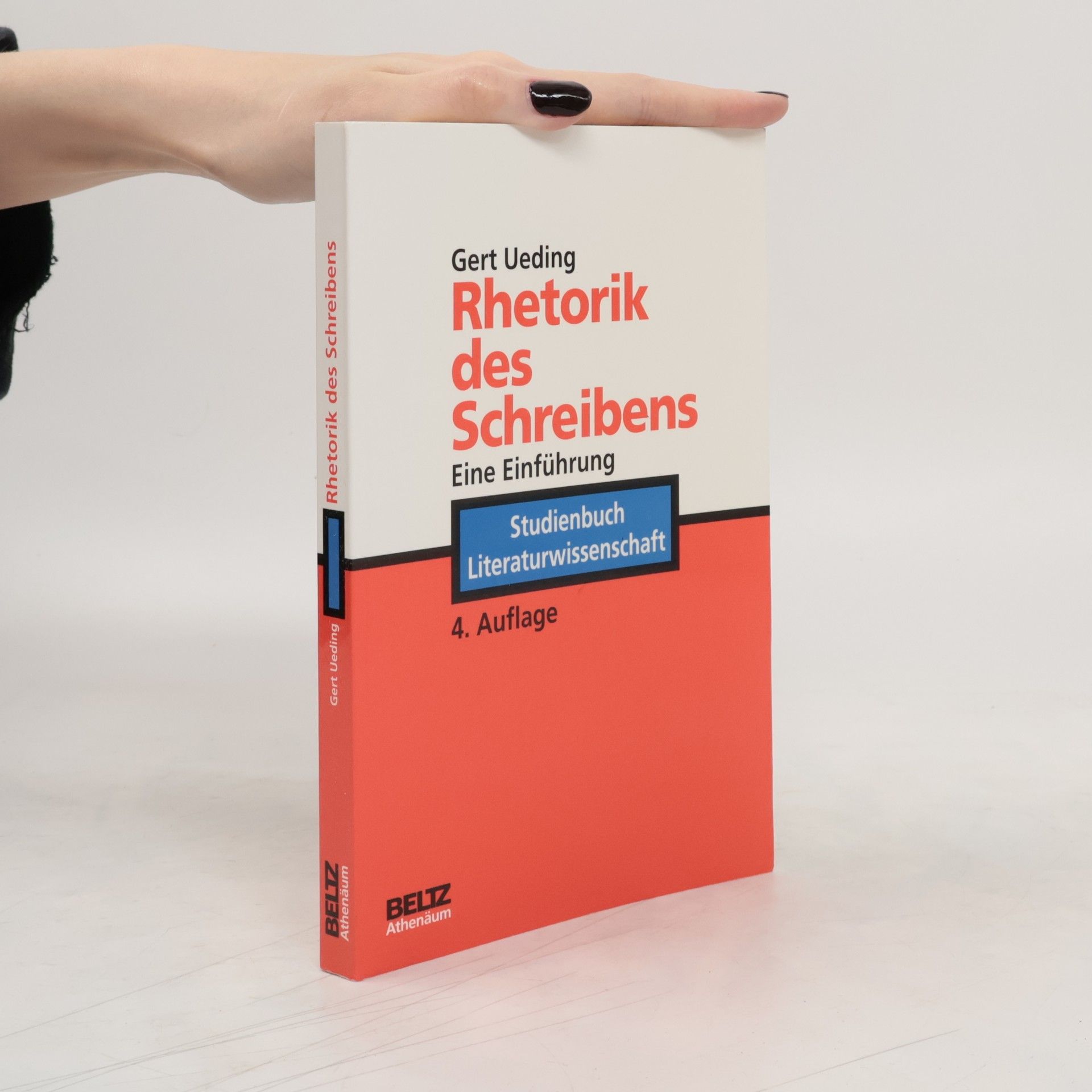 Gert Ueding Rhetorik des Schreibens