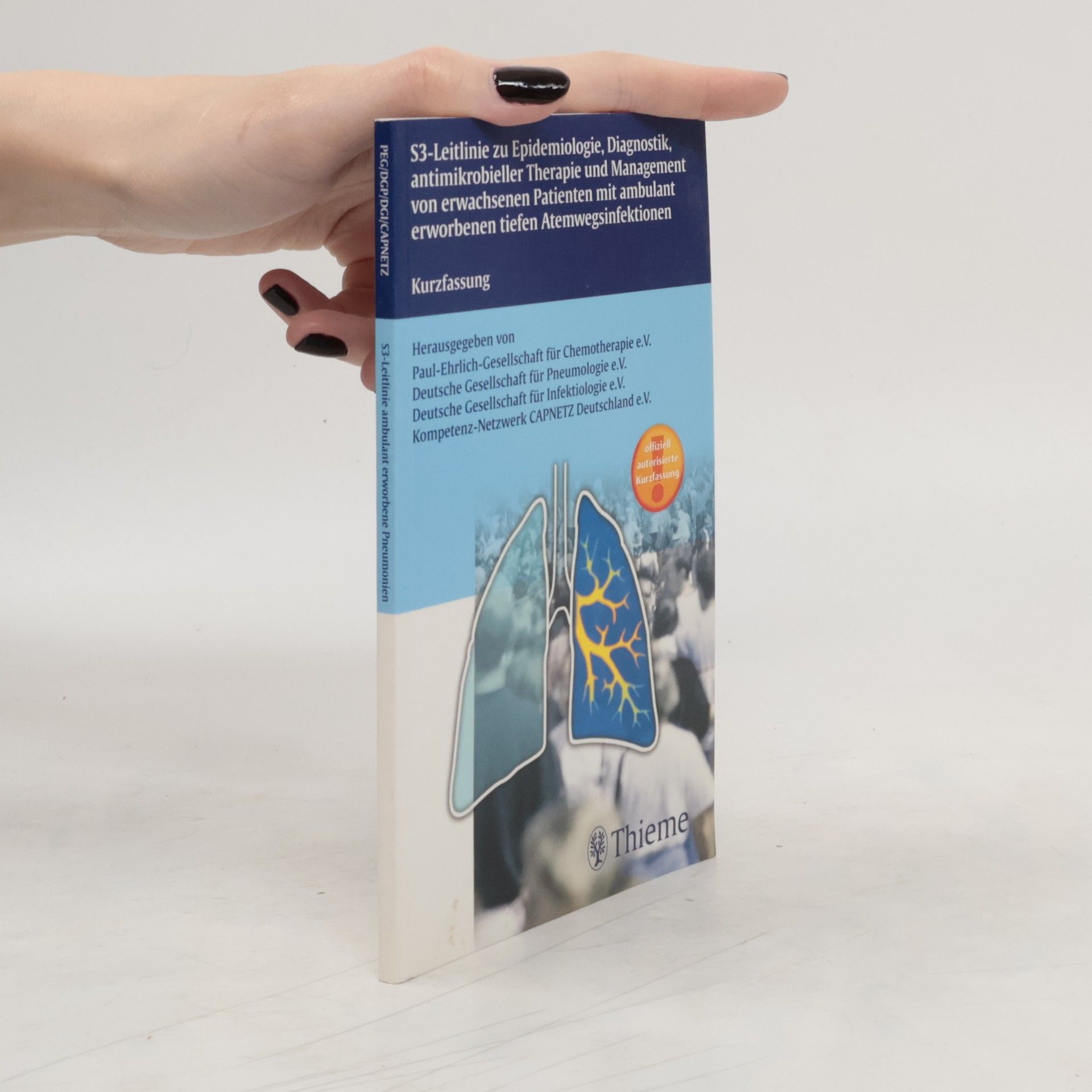 Gert Höffken S3-Leitlinie zu Epidemiologie, Diagnostik, antimikrobieller Therapie und Management von erwachsenen Patienten mit ambulant erworbenen tiefen Atemwegserkrankungen