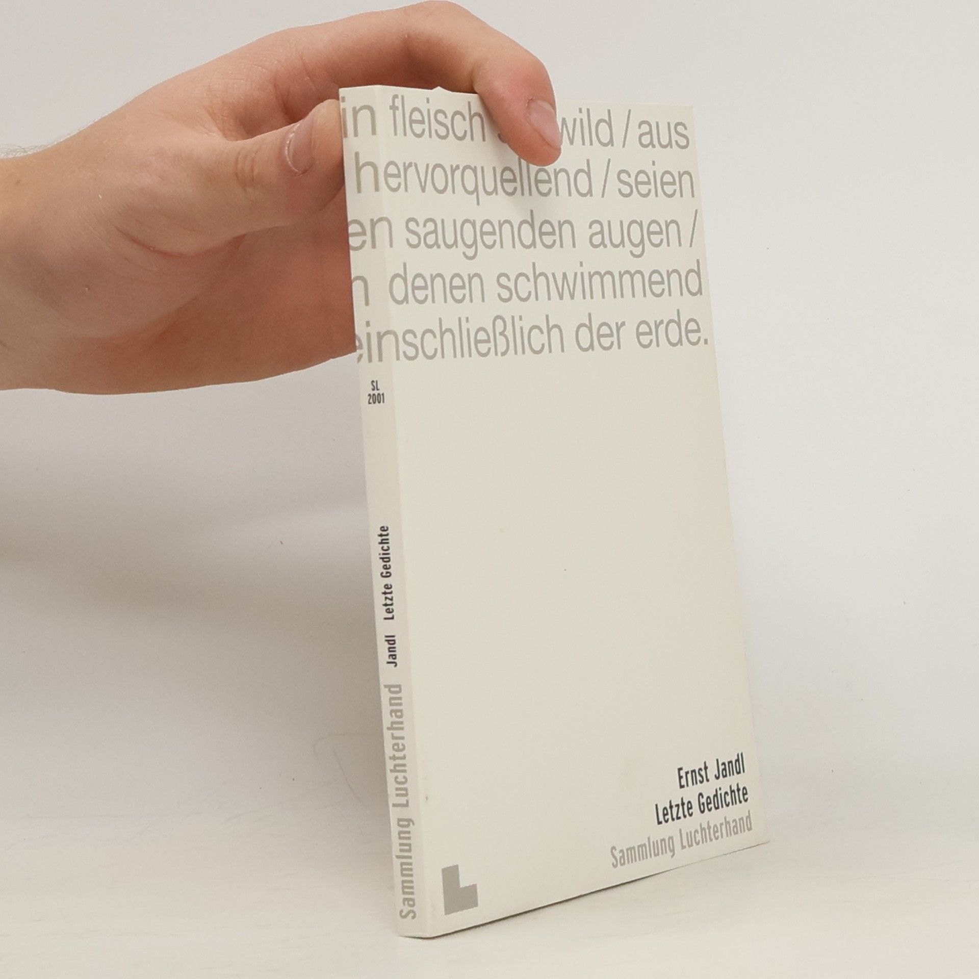 Ernst Jandl Letzte Gedichte