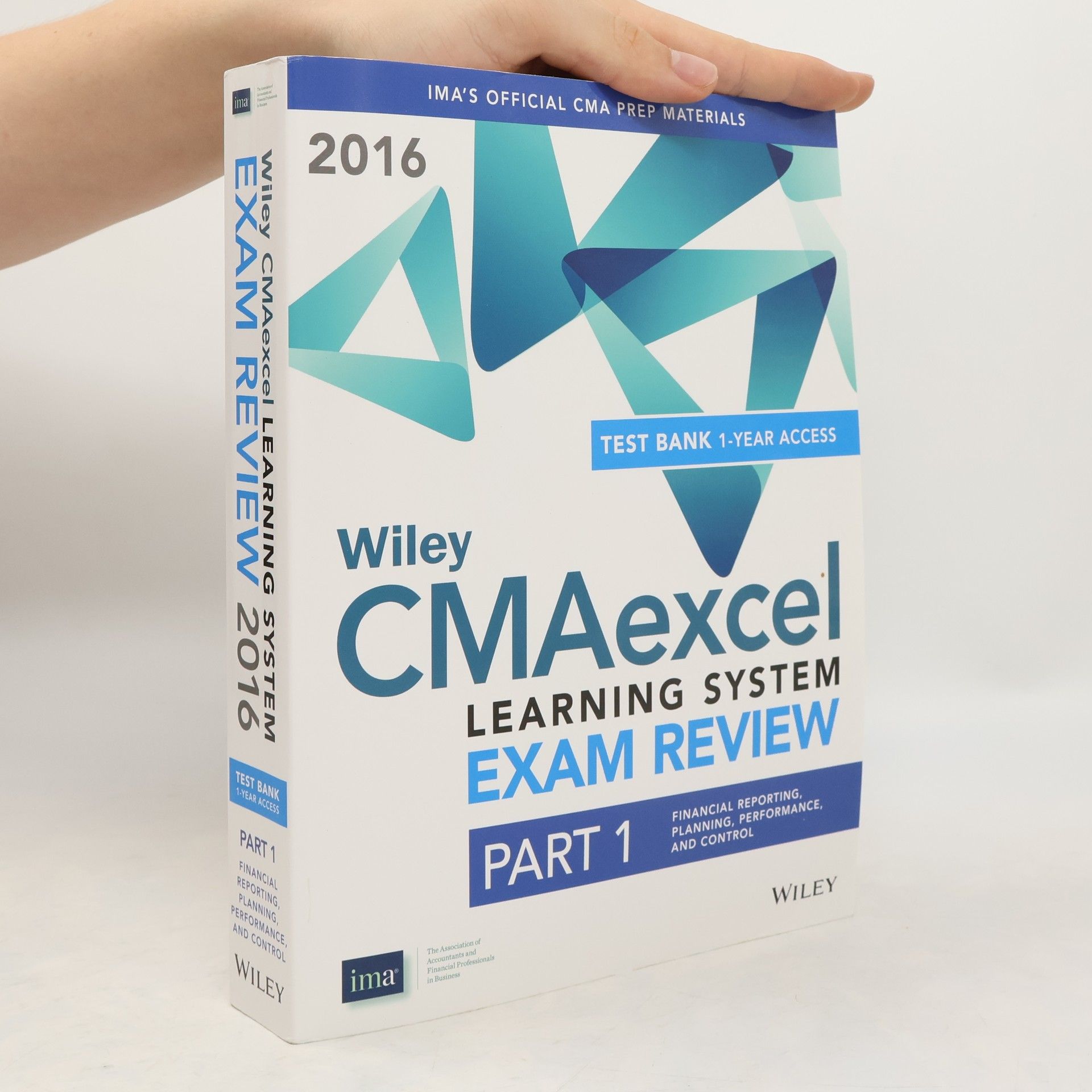 IMA Wiley CMAexcel Learning System Exam Review 2016 + Test Bank