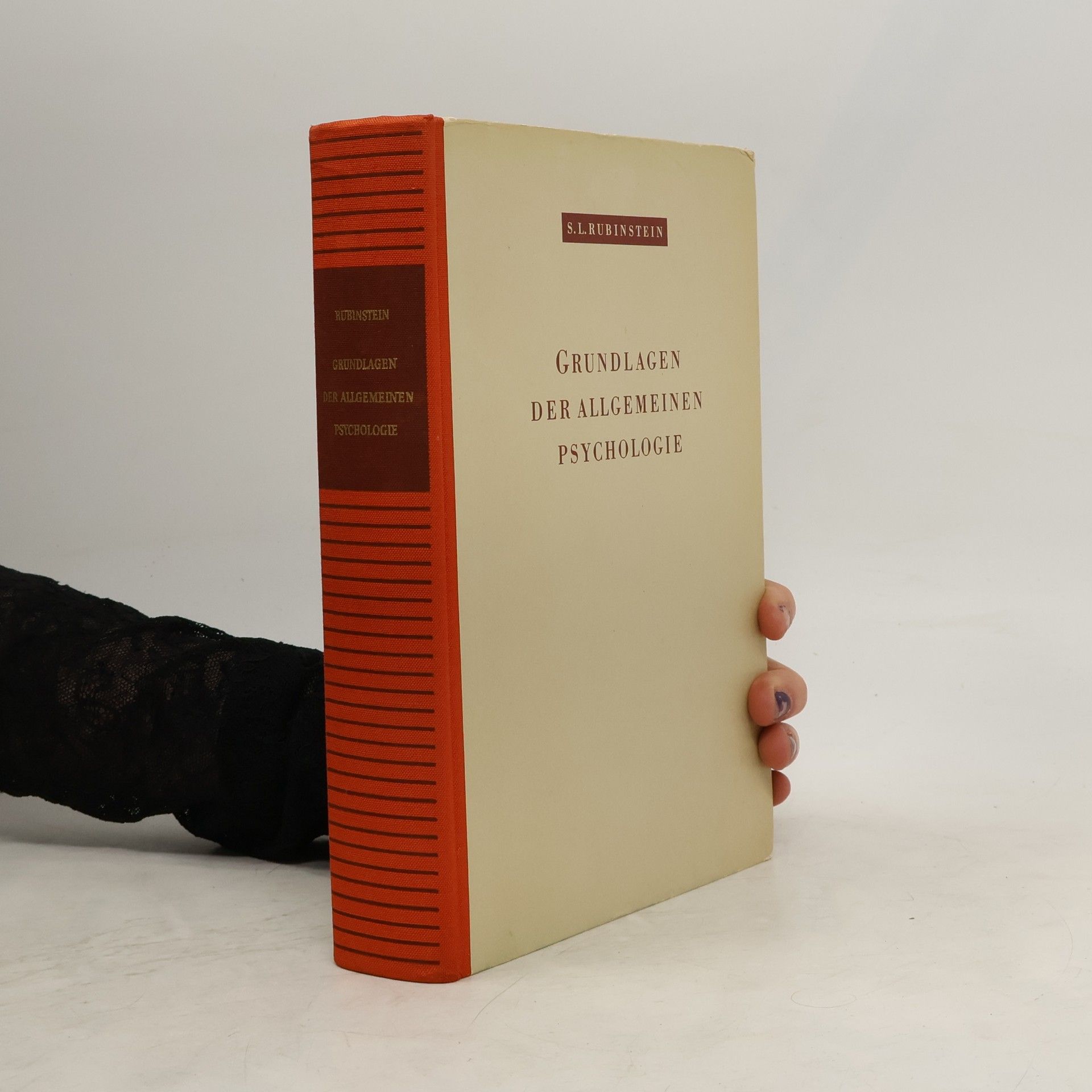 S. L. Rubinstein Grundlagen der allgemeinen Psychologie