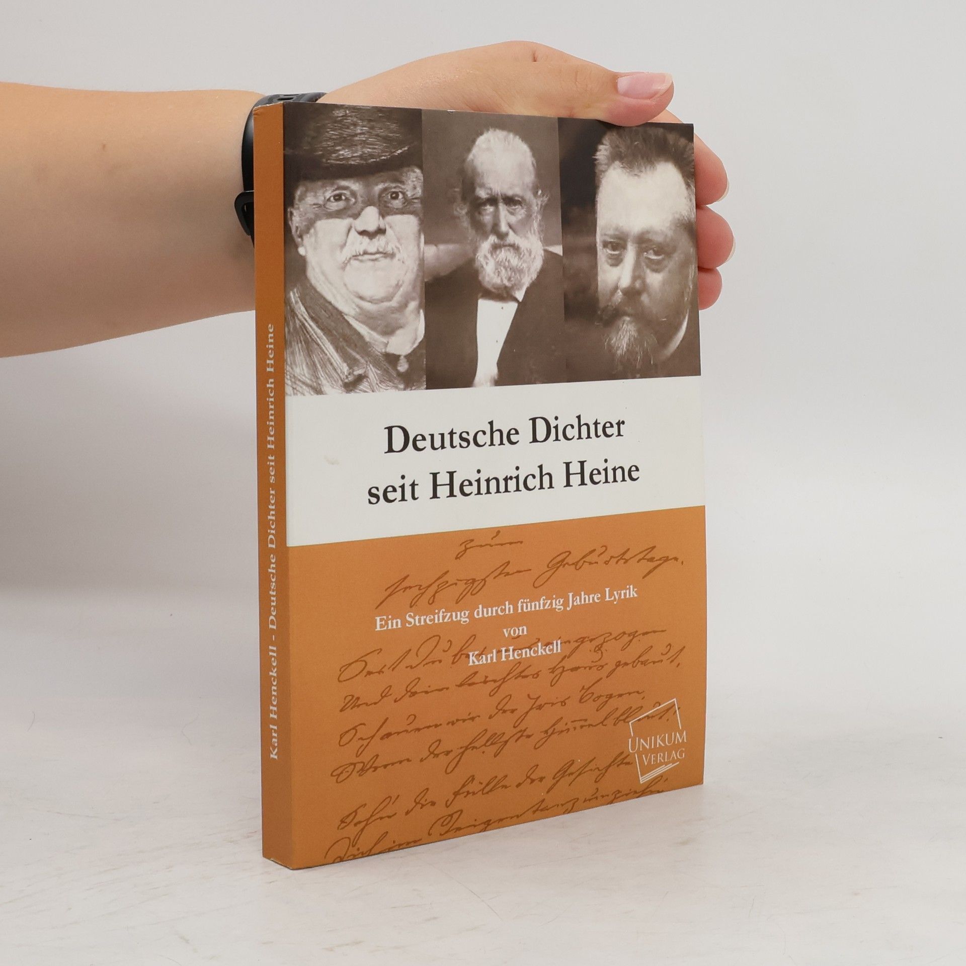 Karl Henckell Deutsche Dichter seit Heinrich Heine