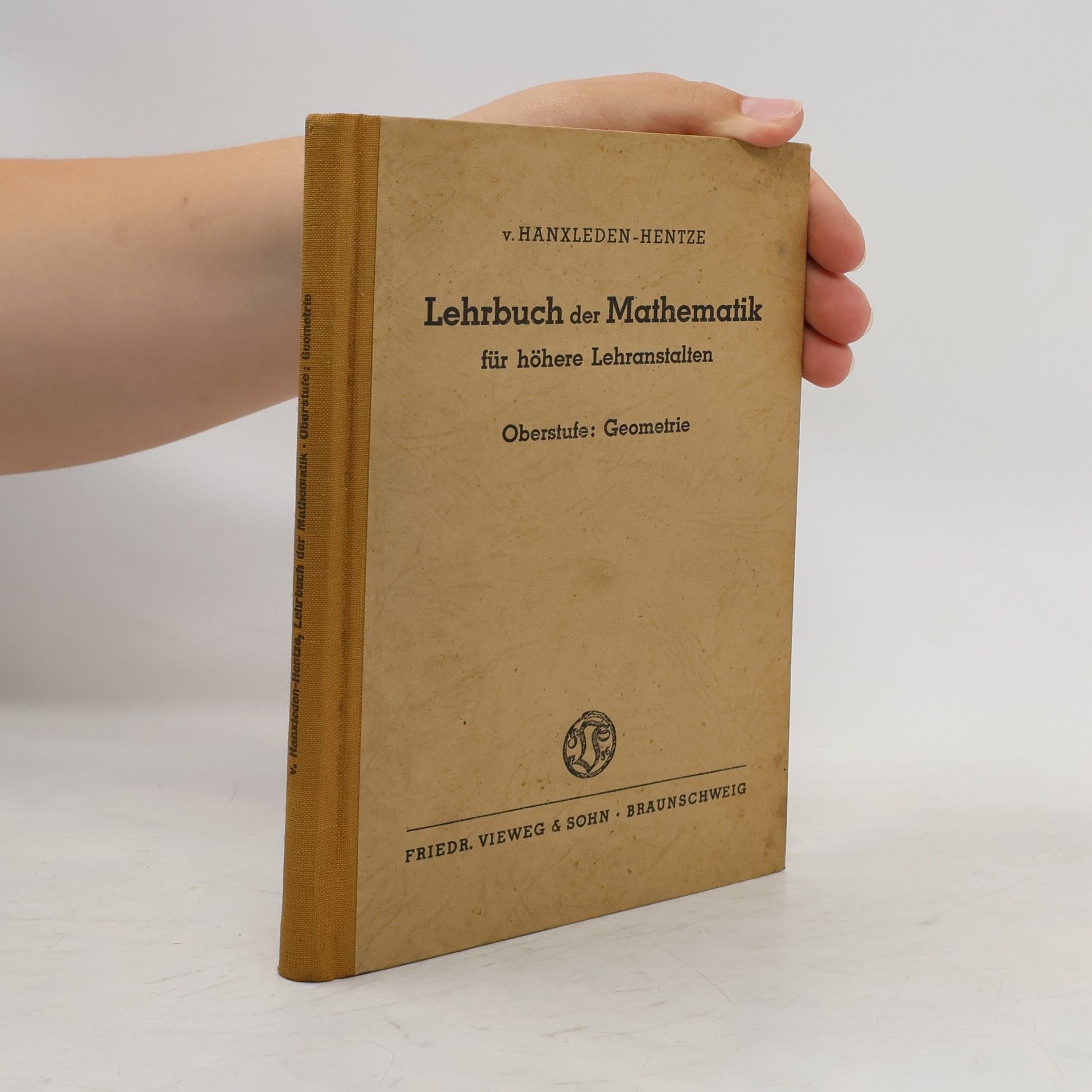 Eberhard von Hanxleden Lehrbuch der Mathematik für höhere Lehranstalten