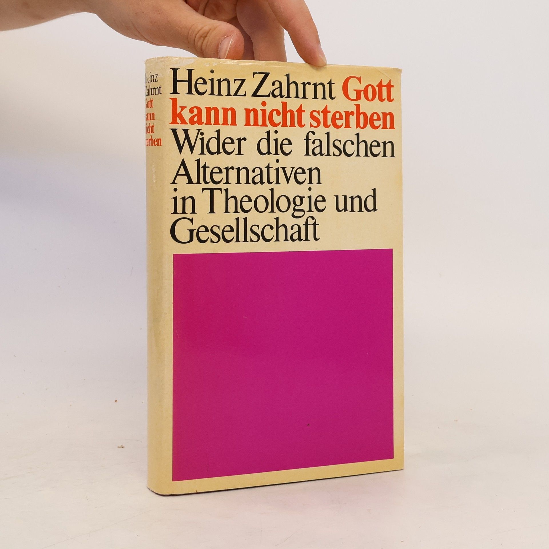 Heinz Zahrnt Gott kann nicht sterben