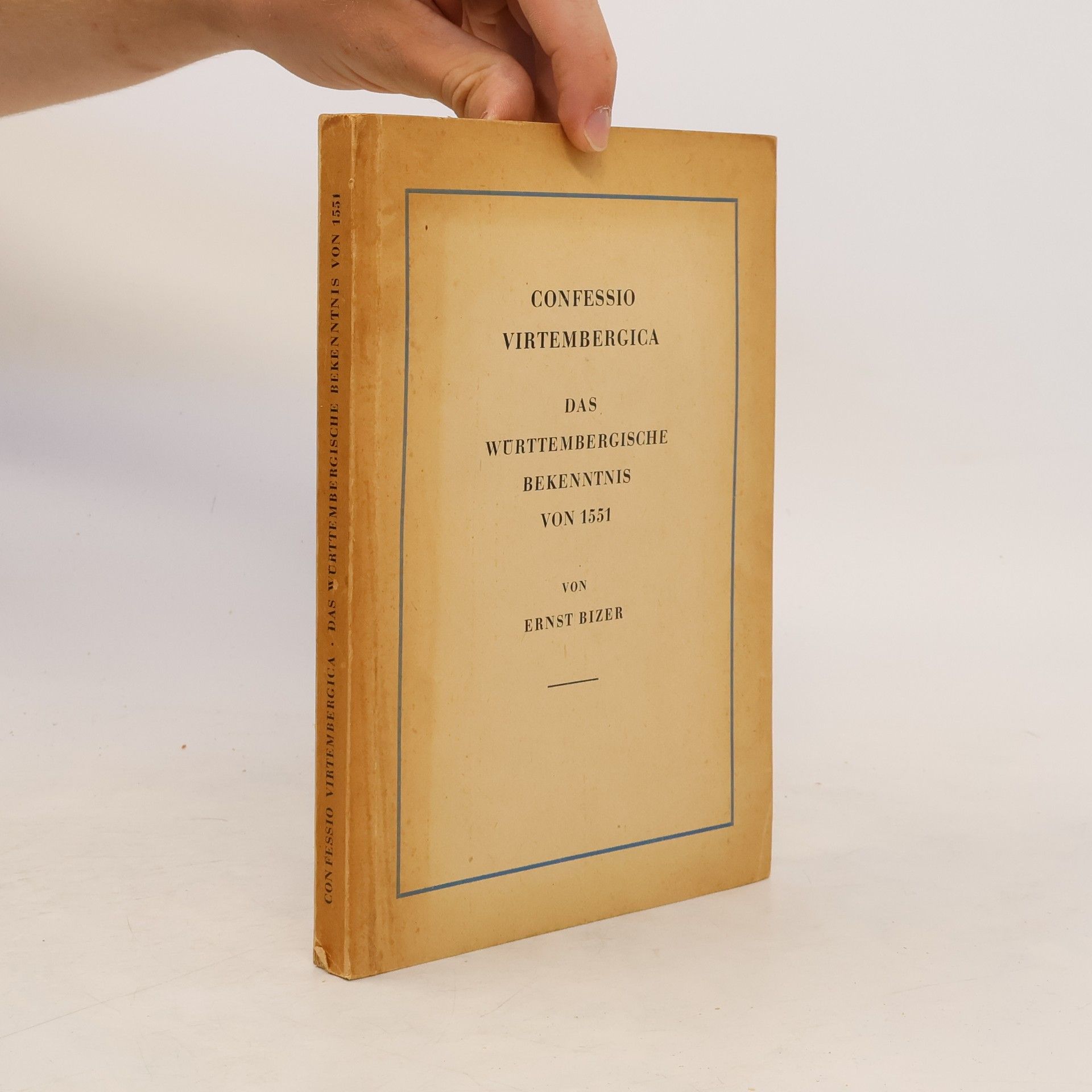 Das Württembergische Bekenntnis von 1551