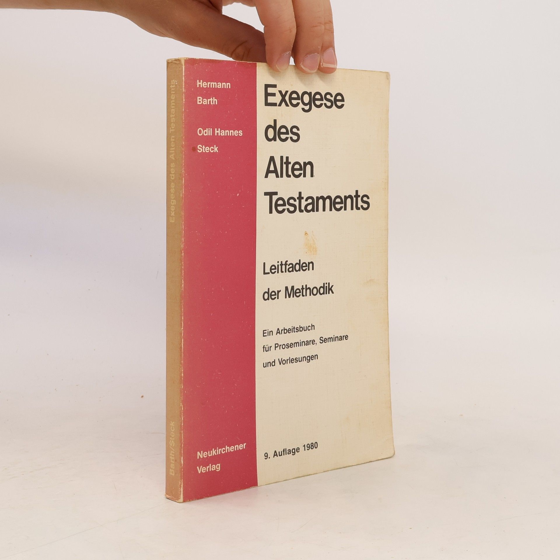 Hermann Barth Exegese des Alten Testaments