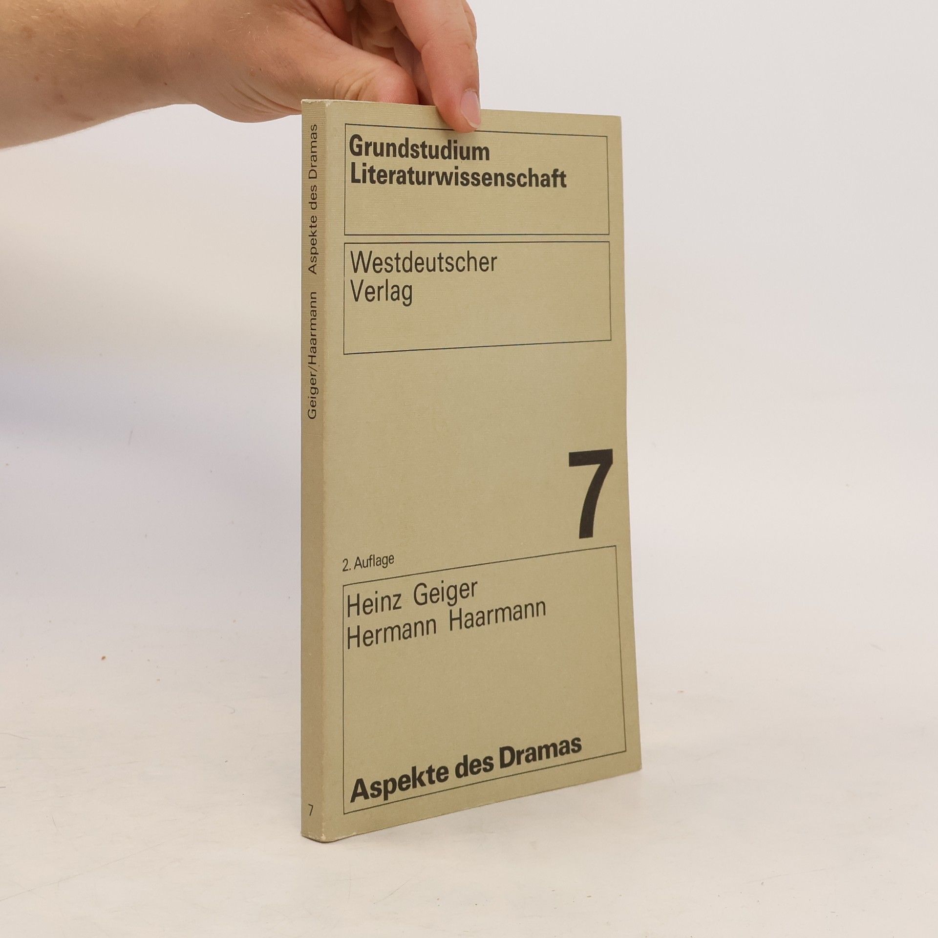 Grundstudium Literaturwissenschaft 7