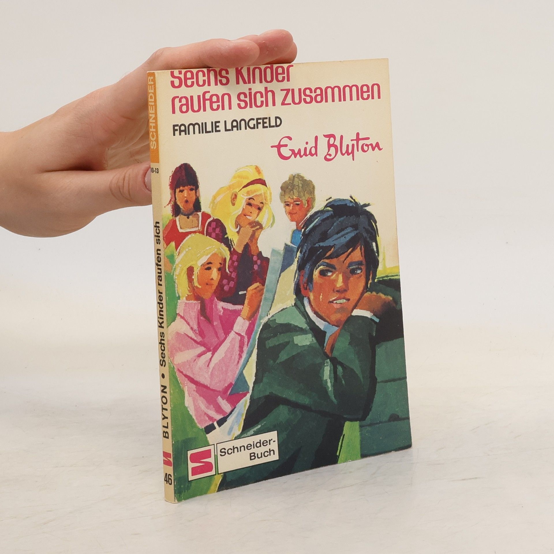 Enid Blyton Sechs Kinder raufen sich zusammen.