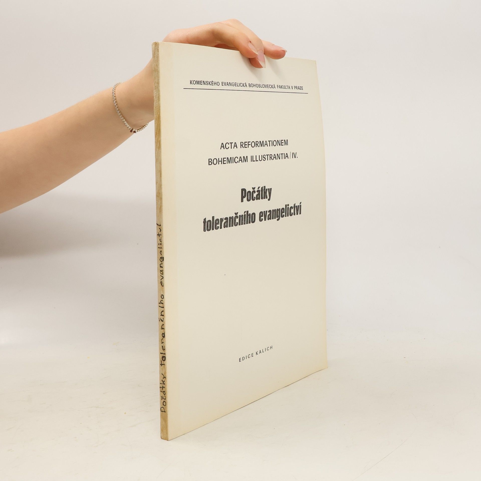 Collectif d'auteurs Počátky tolerančního evangelictví