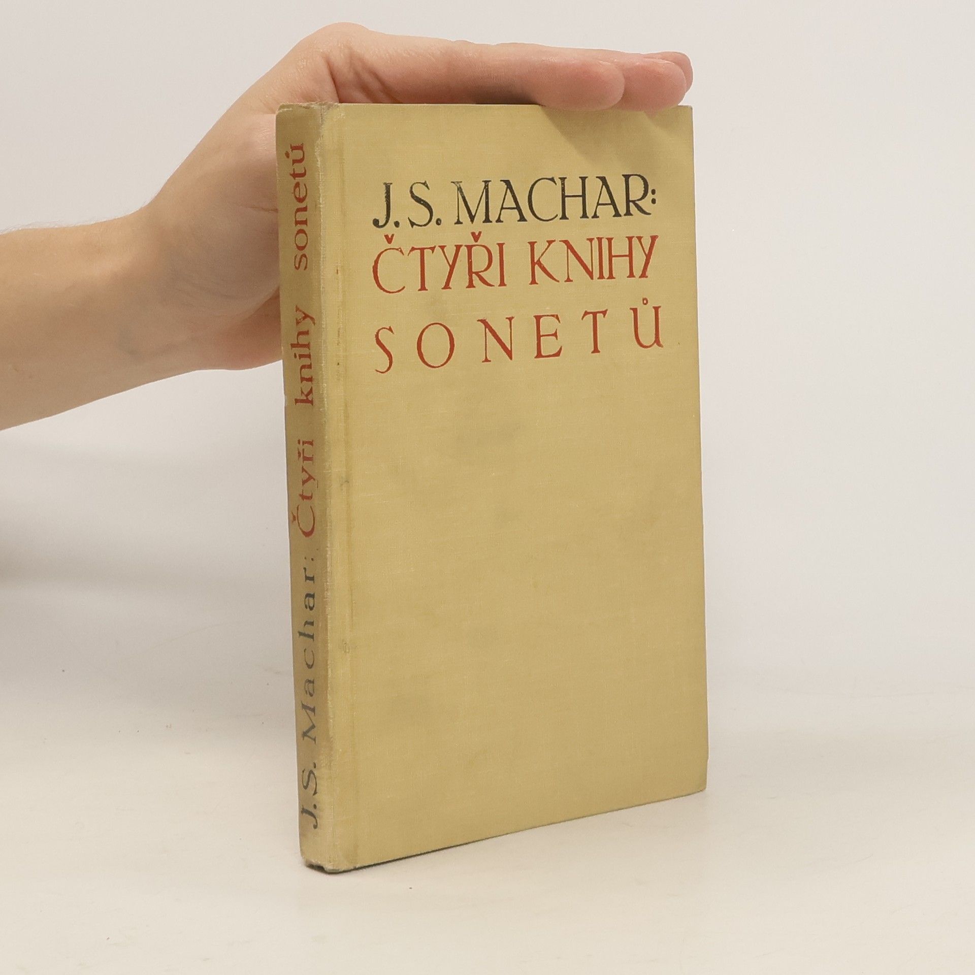 Josef Svatopluk Machar Čtyři knihy sonetů