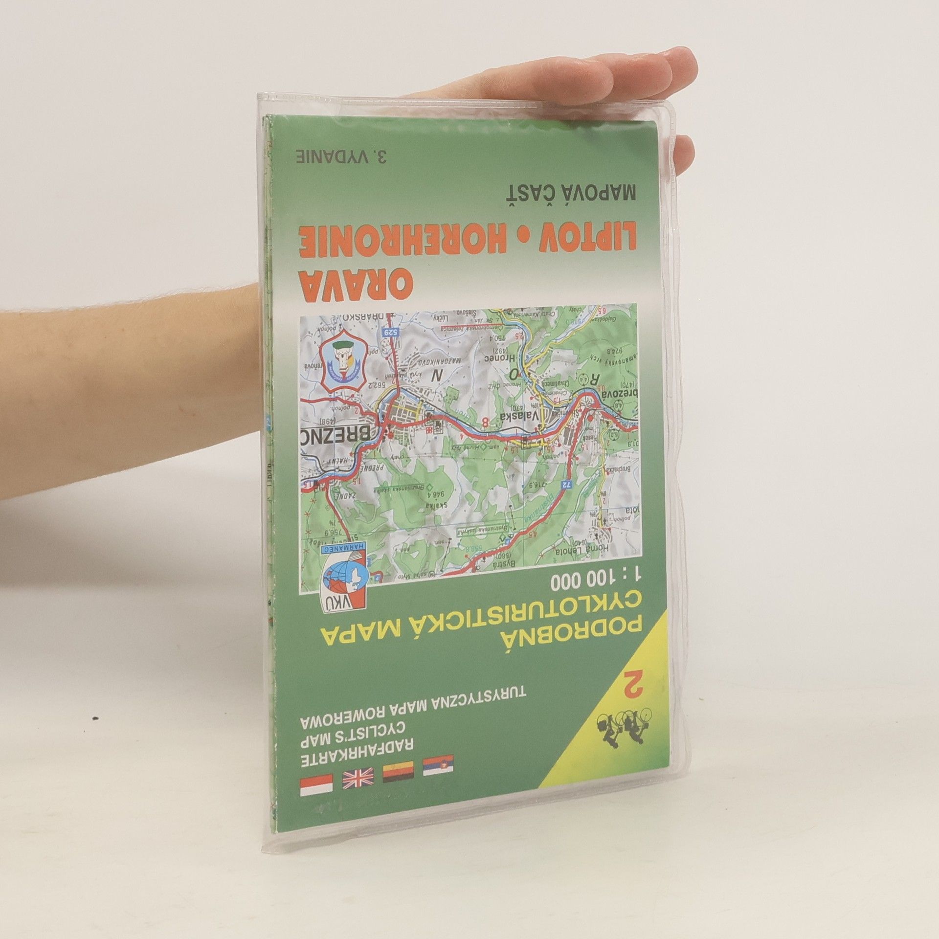 Kolektív autorov Orava, Liptov, Horehronie podrobná cykloturistická mapa
