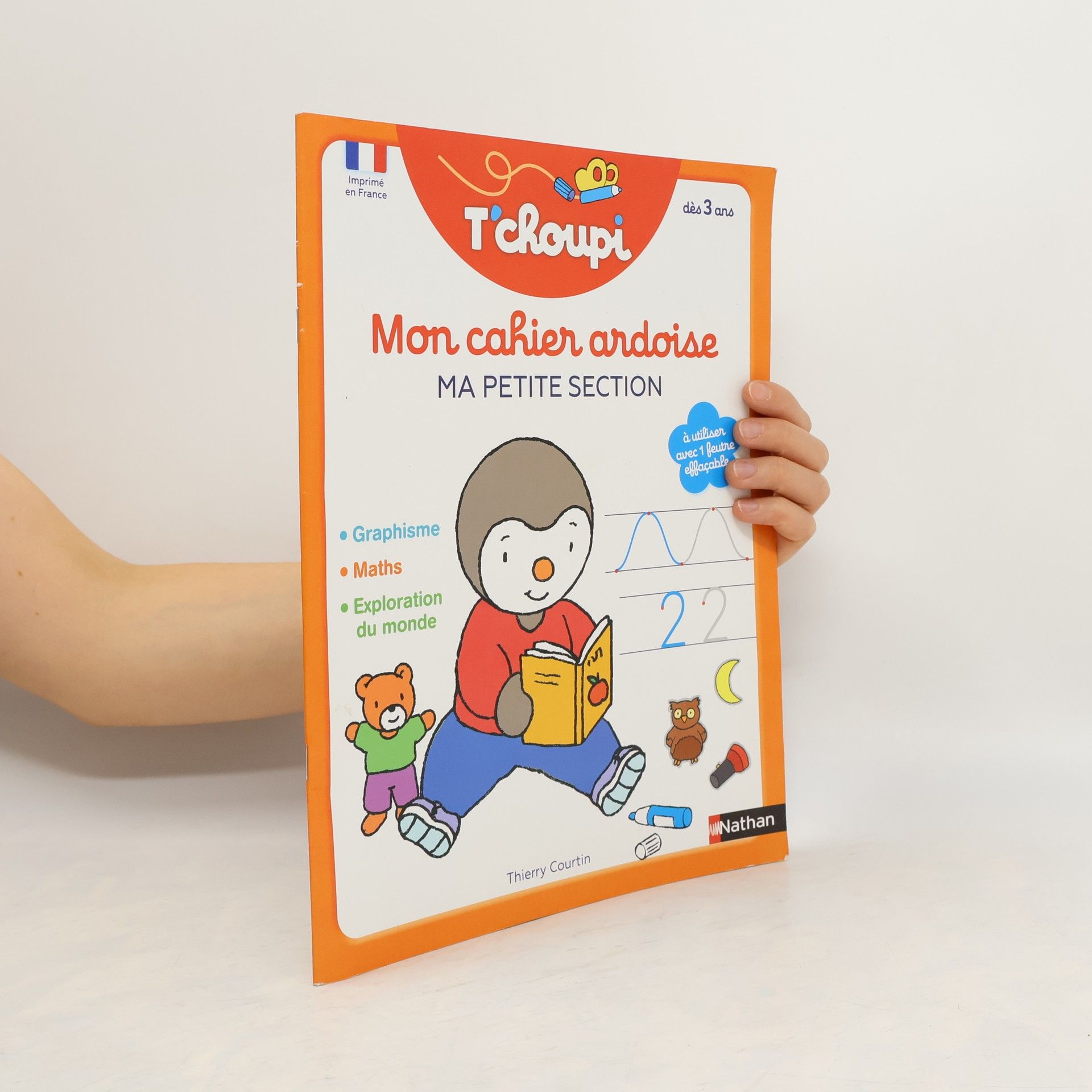 Collectif d'auteurs Mon cahier ardoise T'choupi