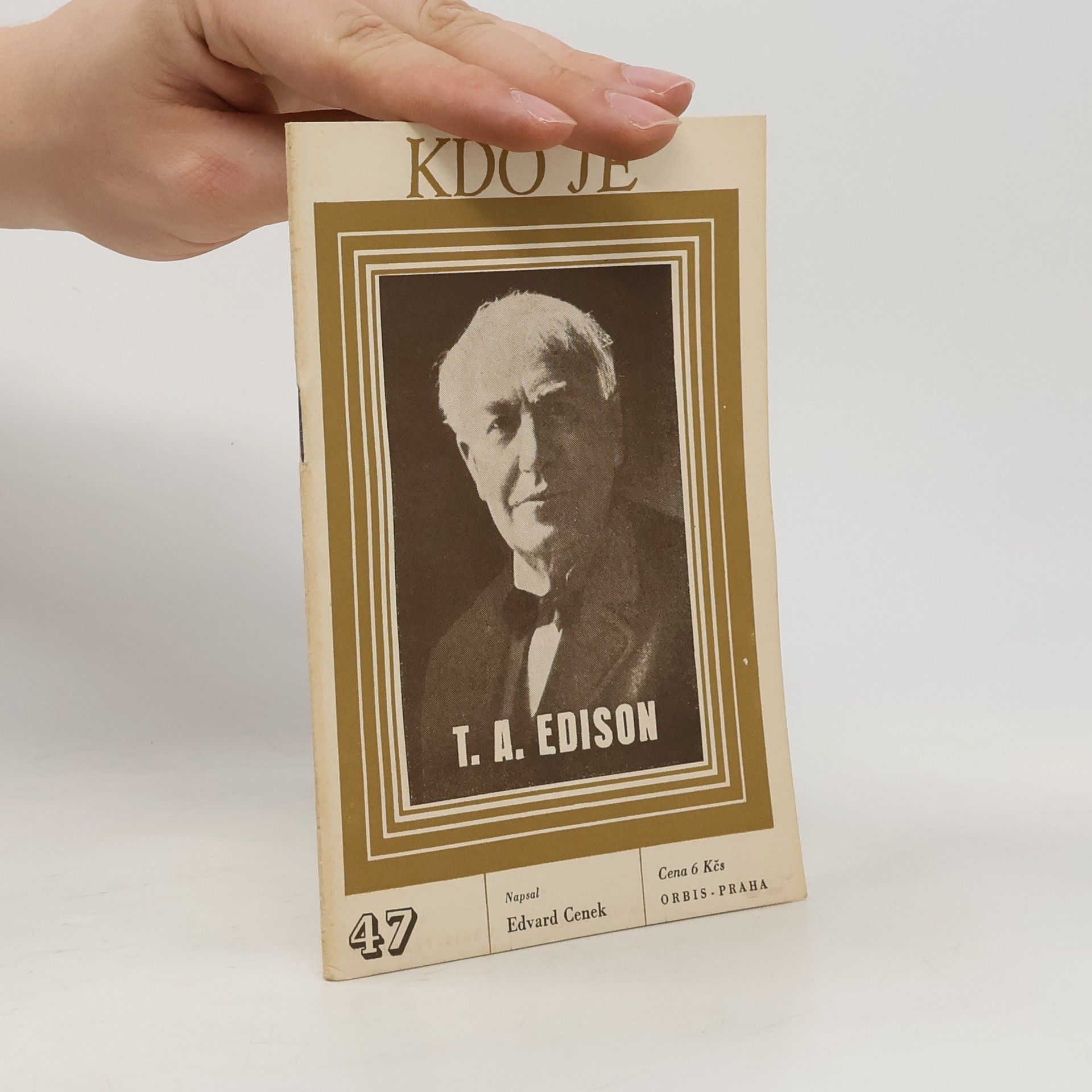 Edvard Cenek Kdo je T. A. Edison