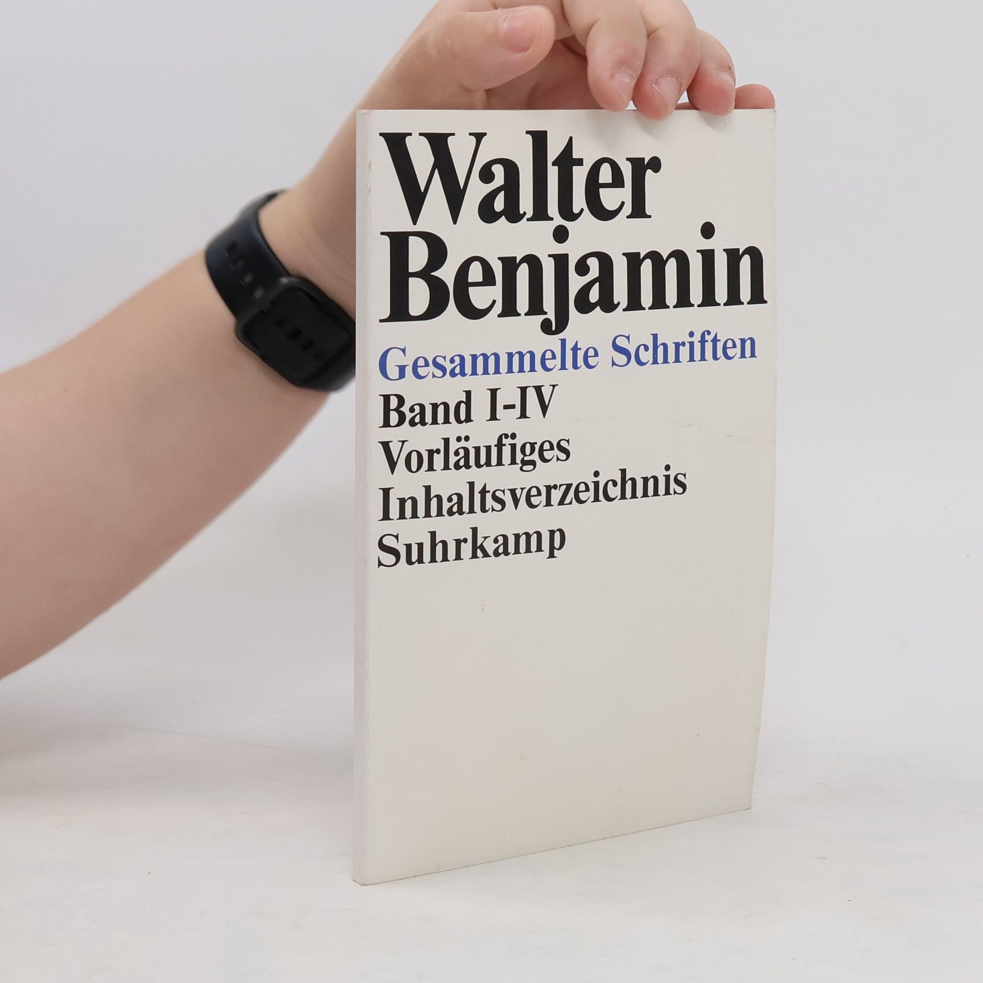 Walter Benjamin Gesammelte Schriften