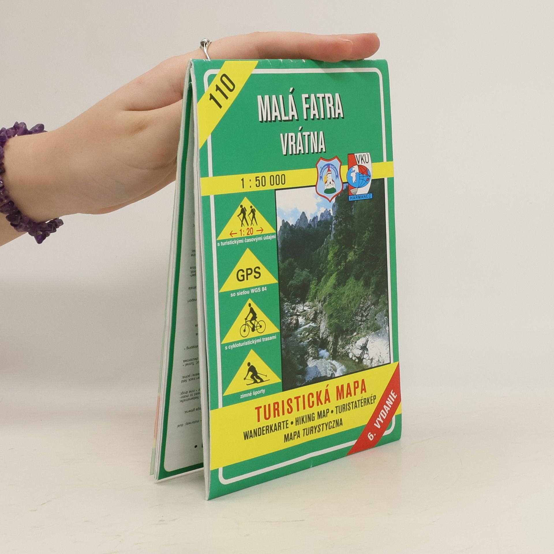 Mária Fábryová Malá Fatra - Vrátna : 1:50 000 : turistická mapa