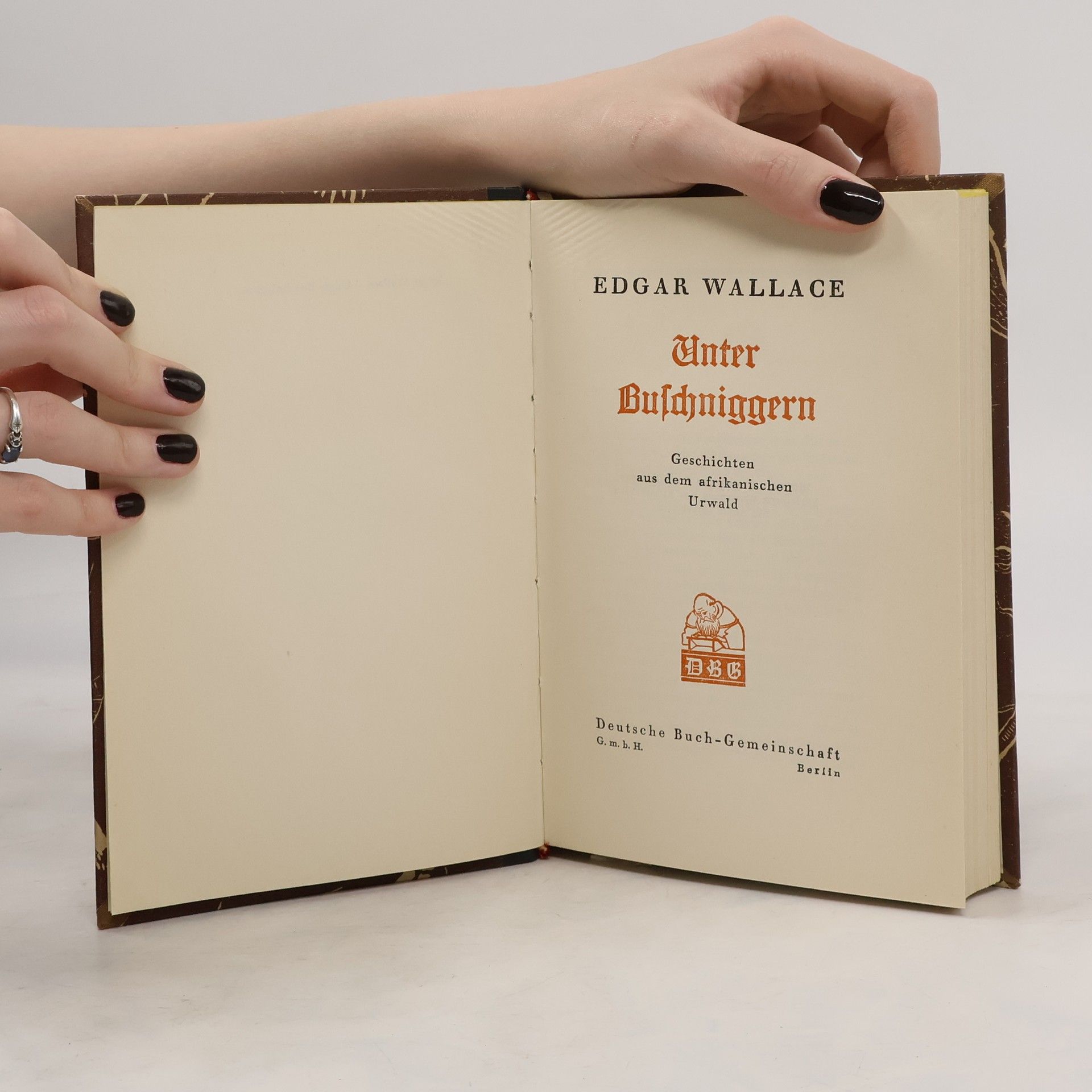 Edgar Wallace Unter Buschniggern