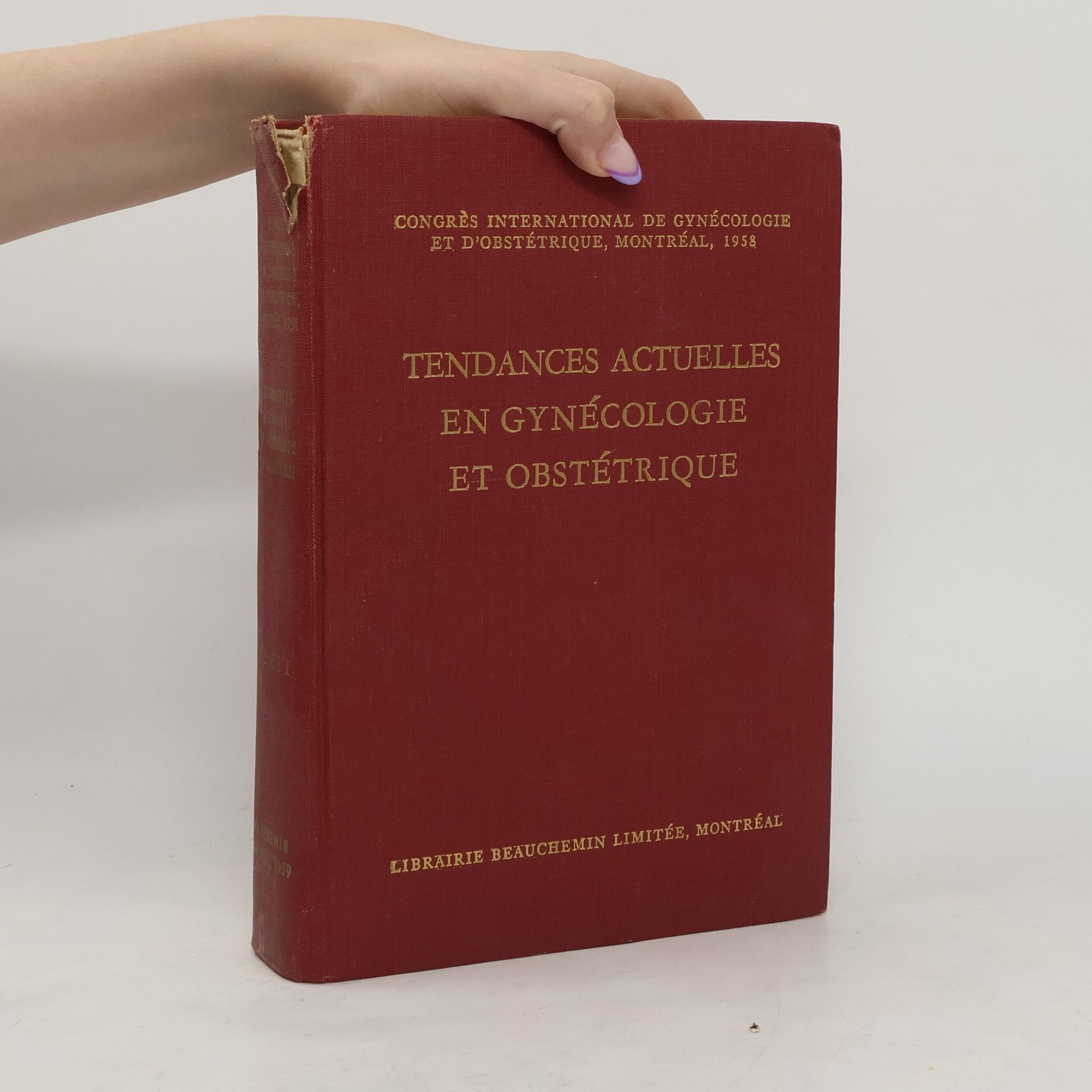 Various authors Tendances actuelles en gynécologie et obstétrique
