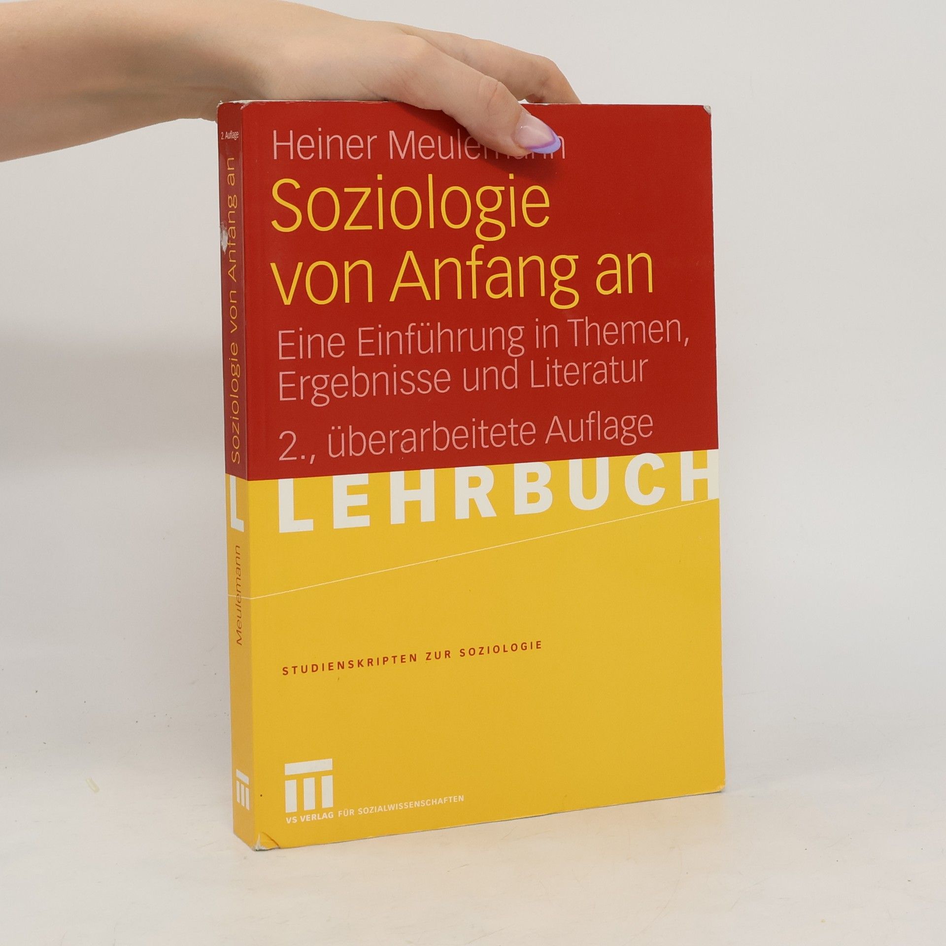Heiner Meulemann Soziologie von Anfang an