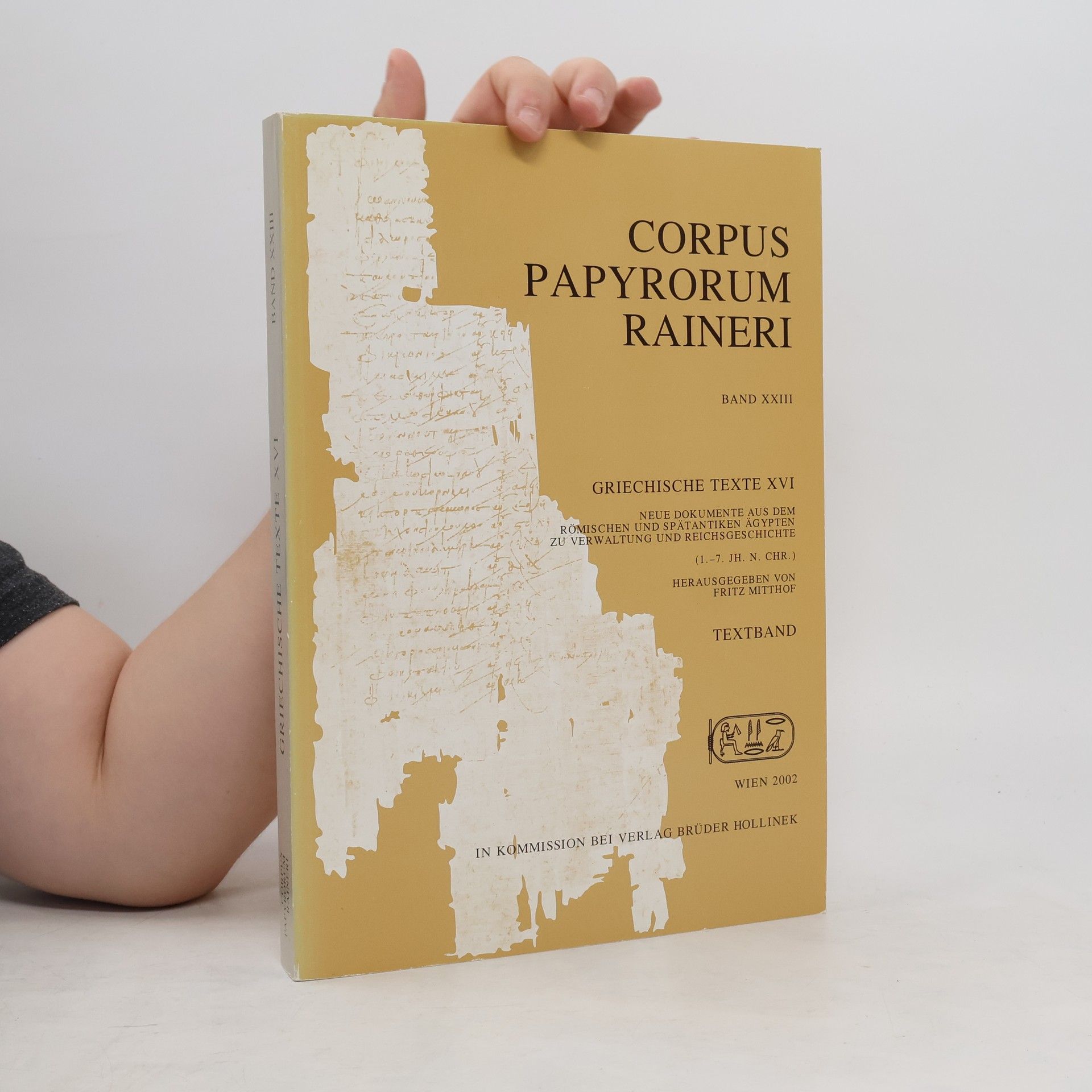 Mitthof Fritz Corpus papyrorum Raineri XXIII