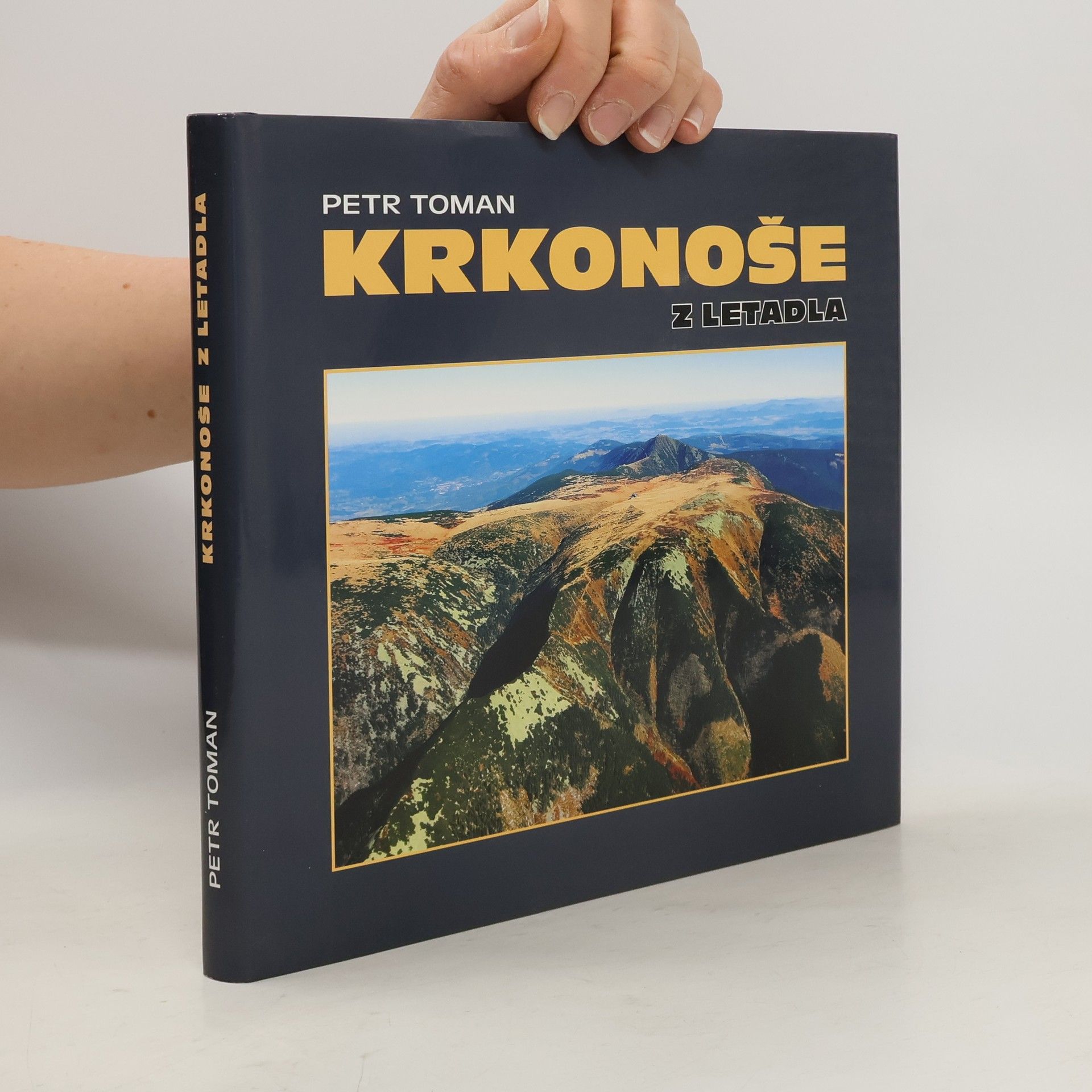 Petr Toman Krkonoše z letadla