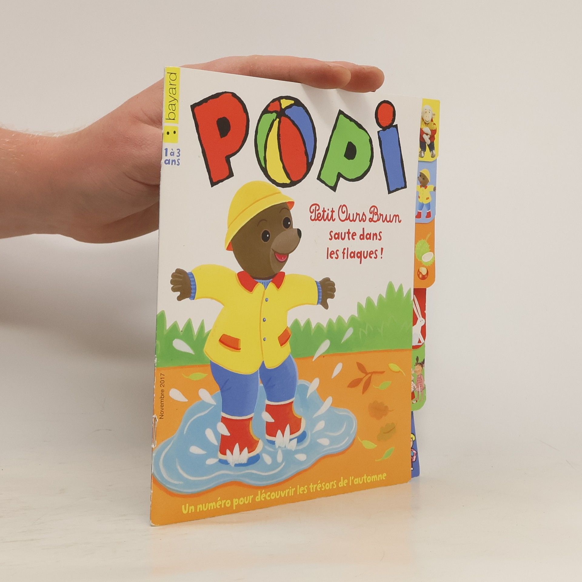 Collectif d'auteurs Popi. Petit Ours Brun Saute dans les flaques!