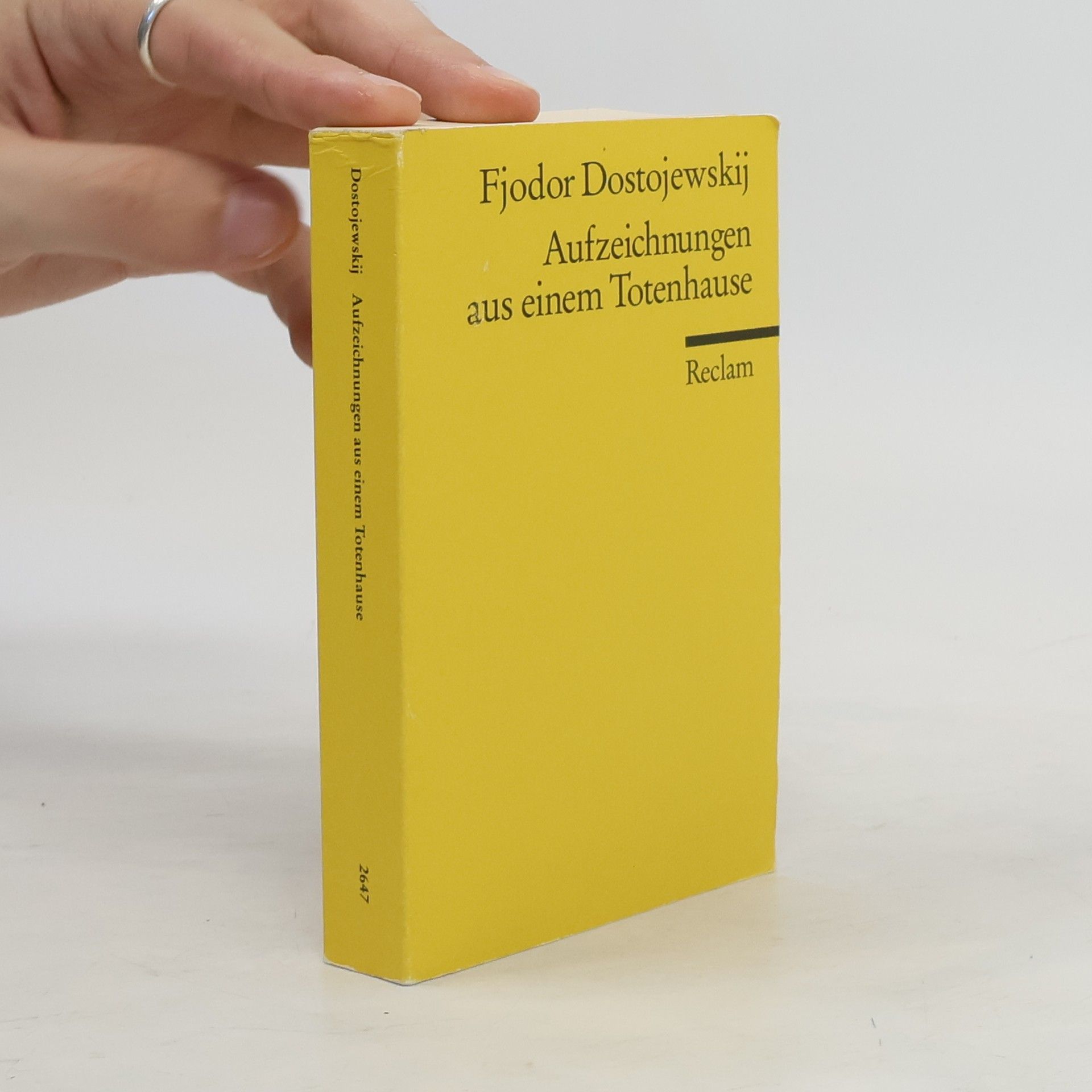 Fyodor Dostoyevsky Aufzeichnungen aus einem Totenhause