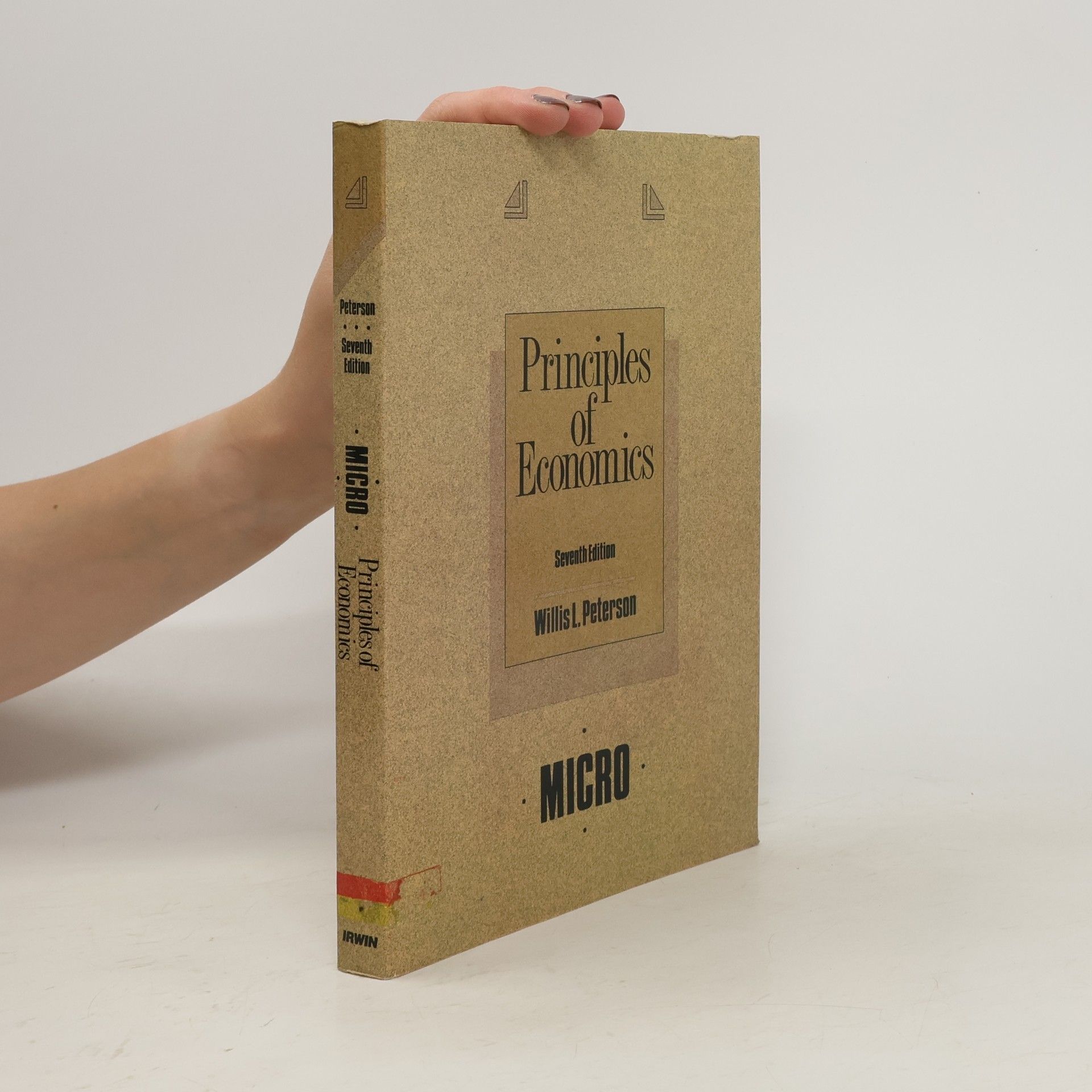 Willis L. Peterson Principles of economics : micro