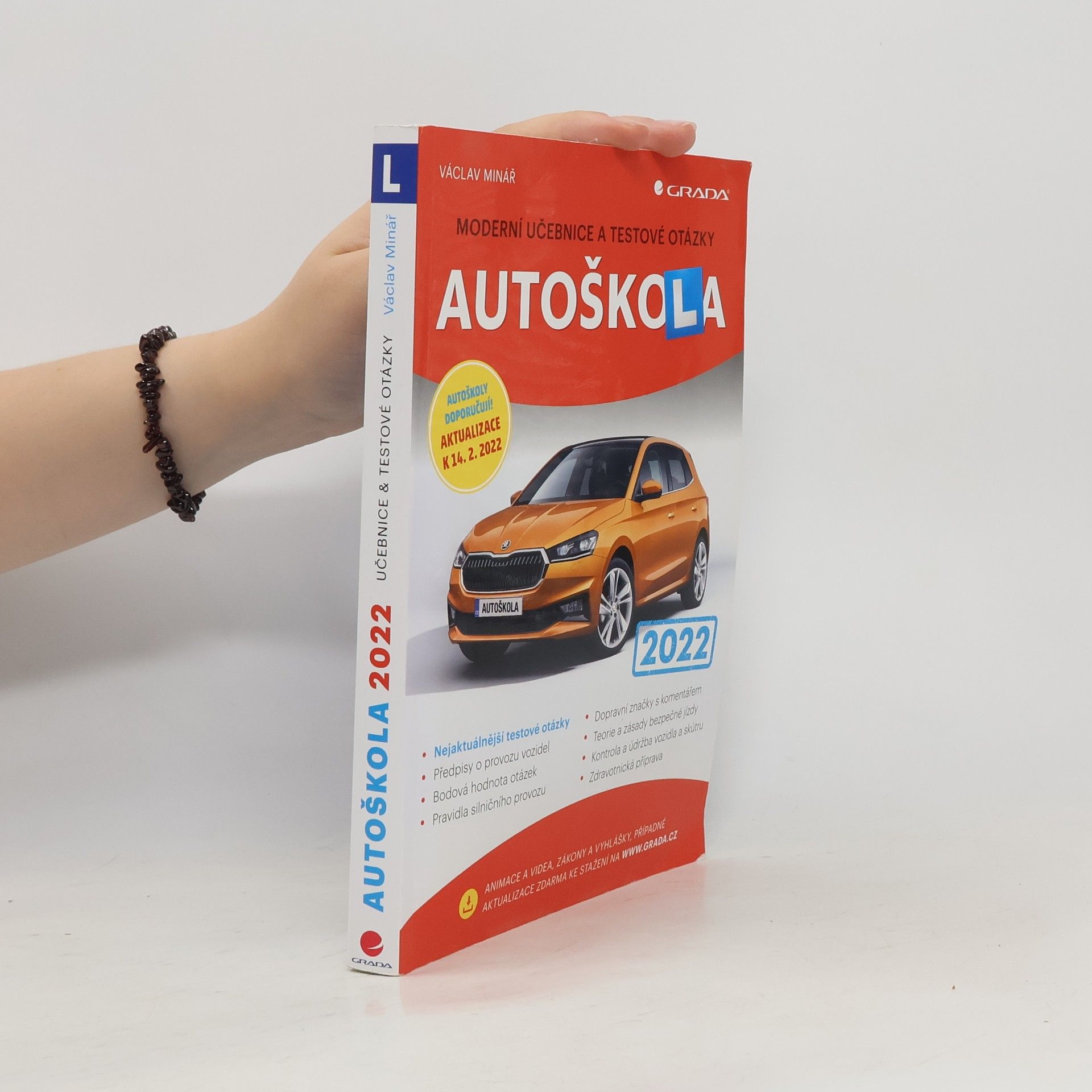 Václav Minář Autoškola: Moderní učebnice a testové otázky 2022