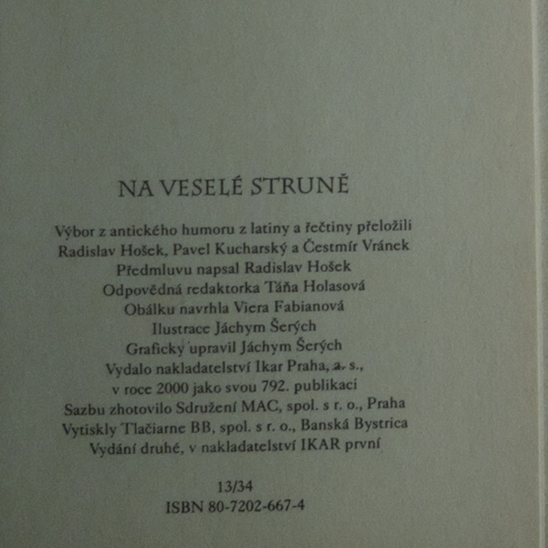 Radislav Hošek Na veselé struně