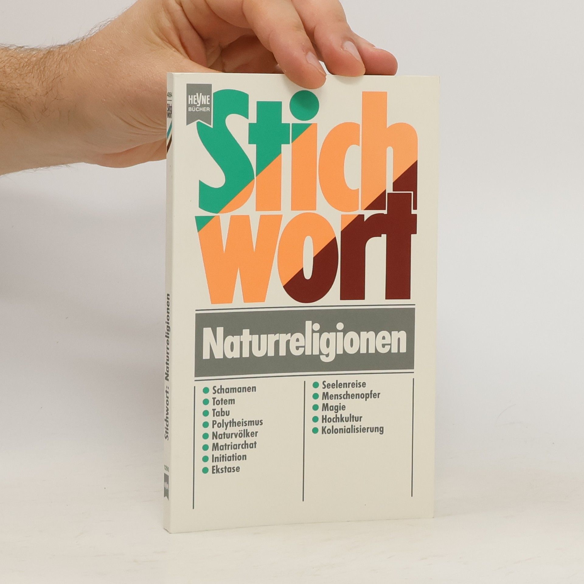 Thomas Schweer Stichwort Naturreligionen.