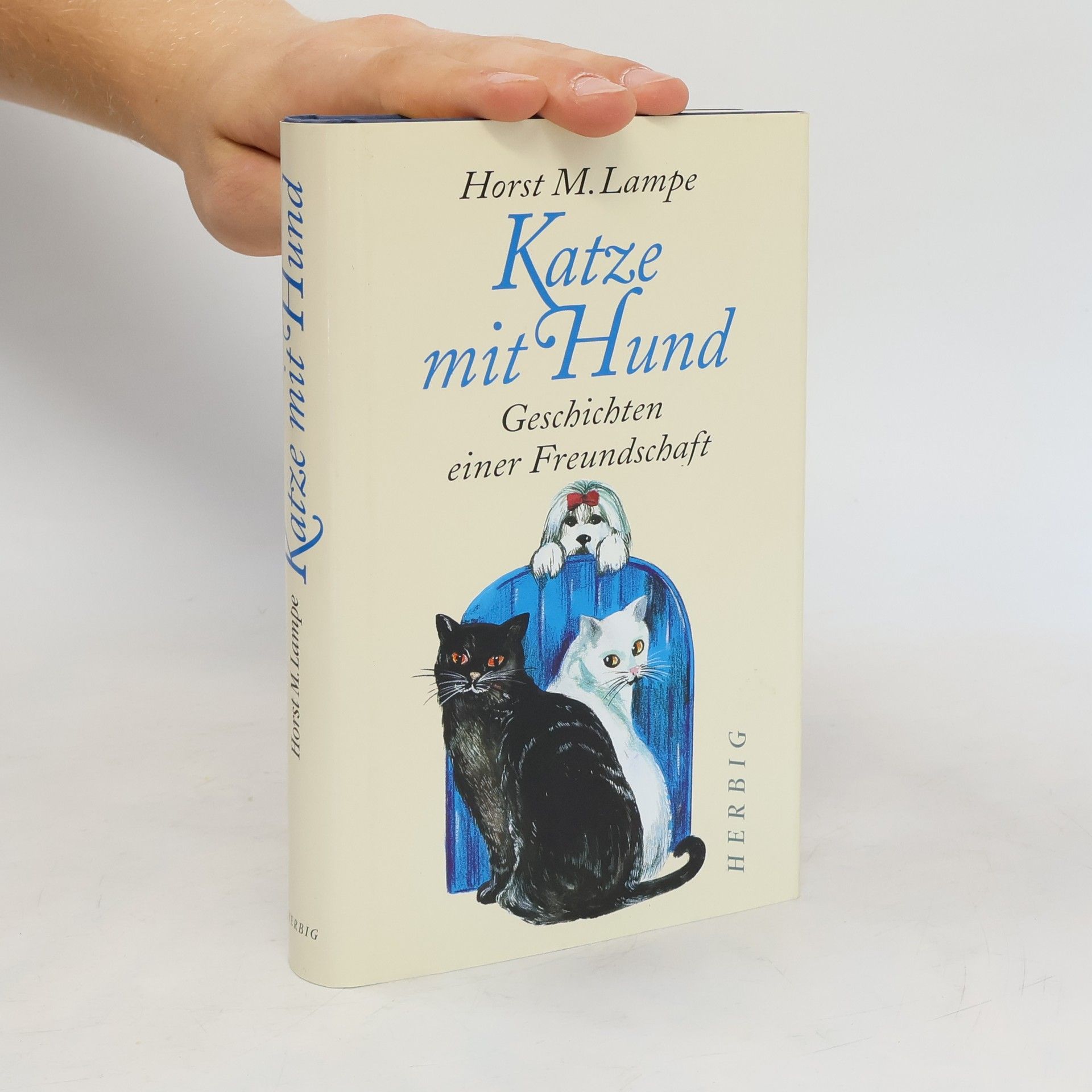 Horst M. Lampe Katze mit Hund