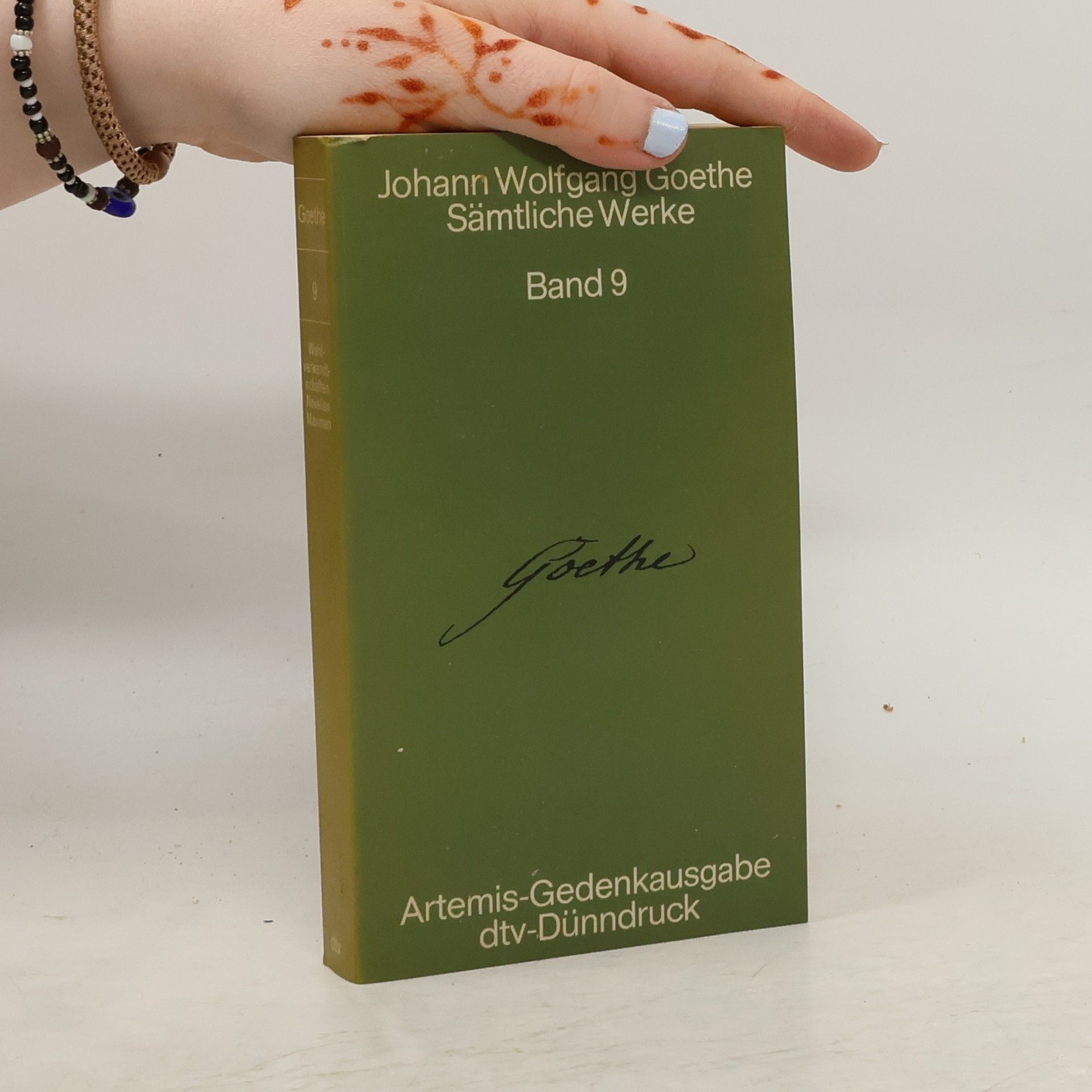 Johann Wolfgang von Goethe Sämtliche Werke 9