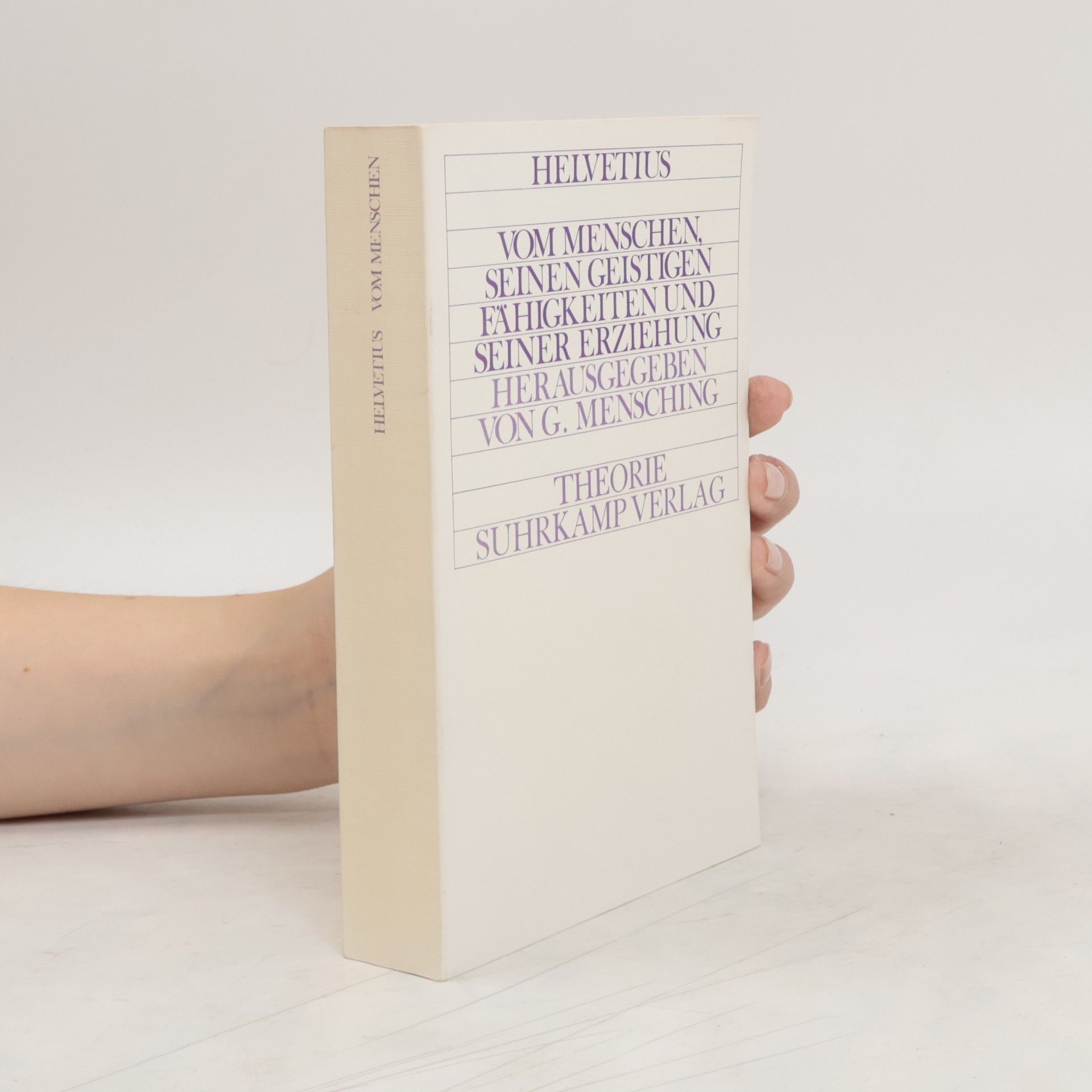 Helvétius Vom Menschen