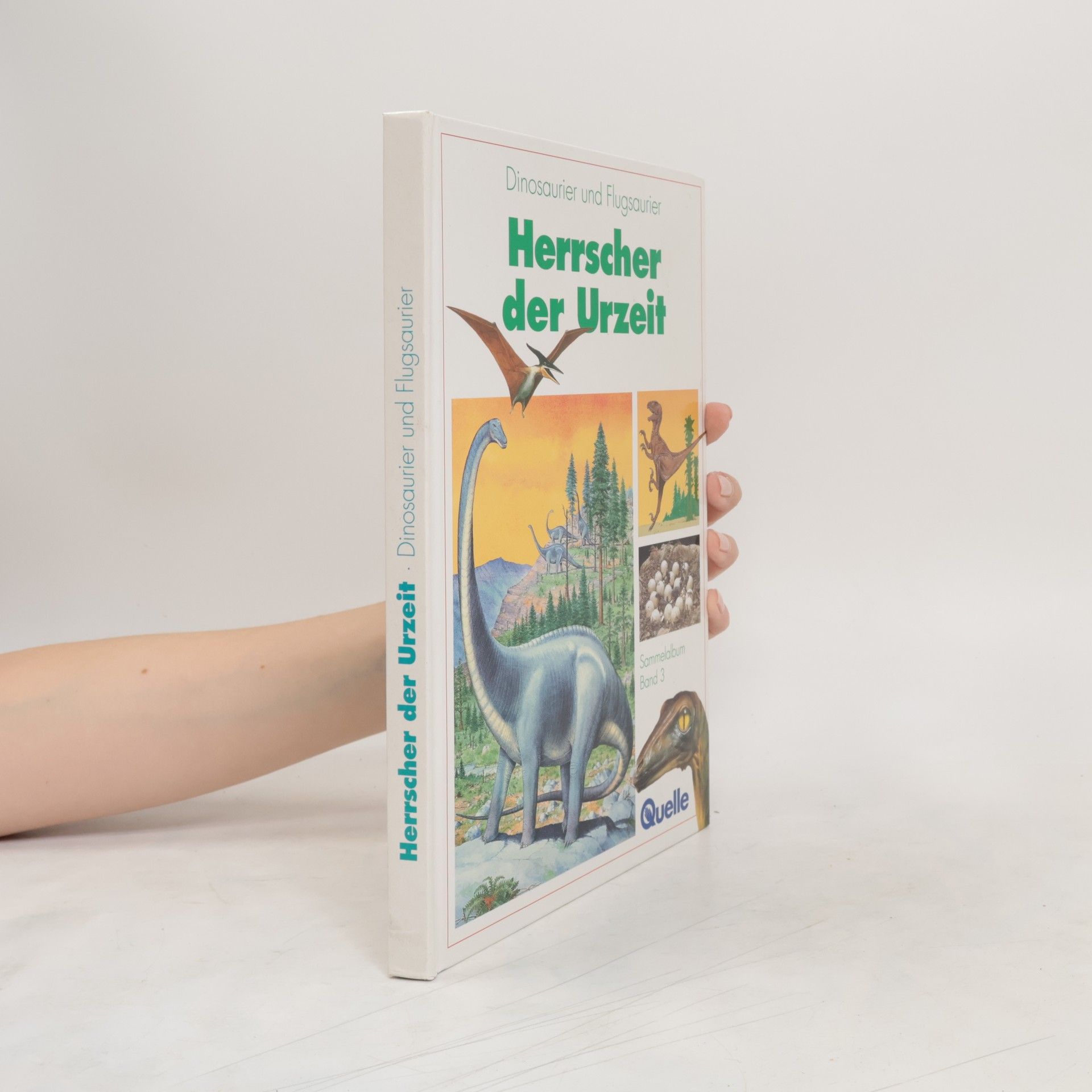 Autores varios Herrscher der Urzeit Dinosaurier und Flugsaurier Sammelalbum Band 3