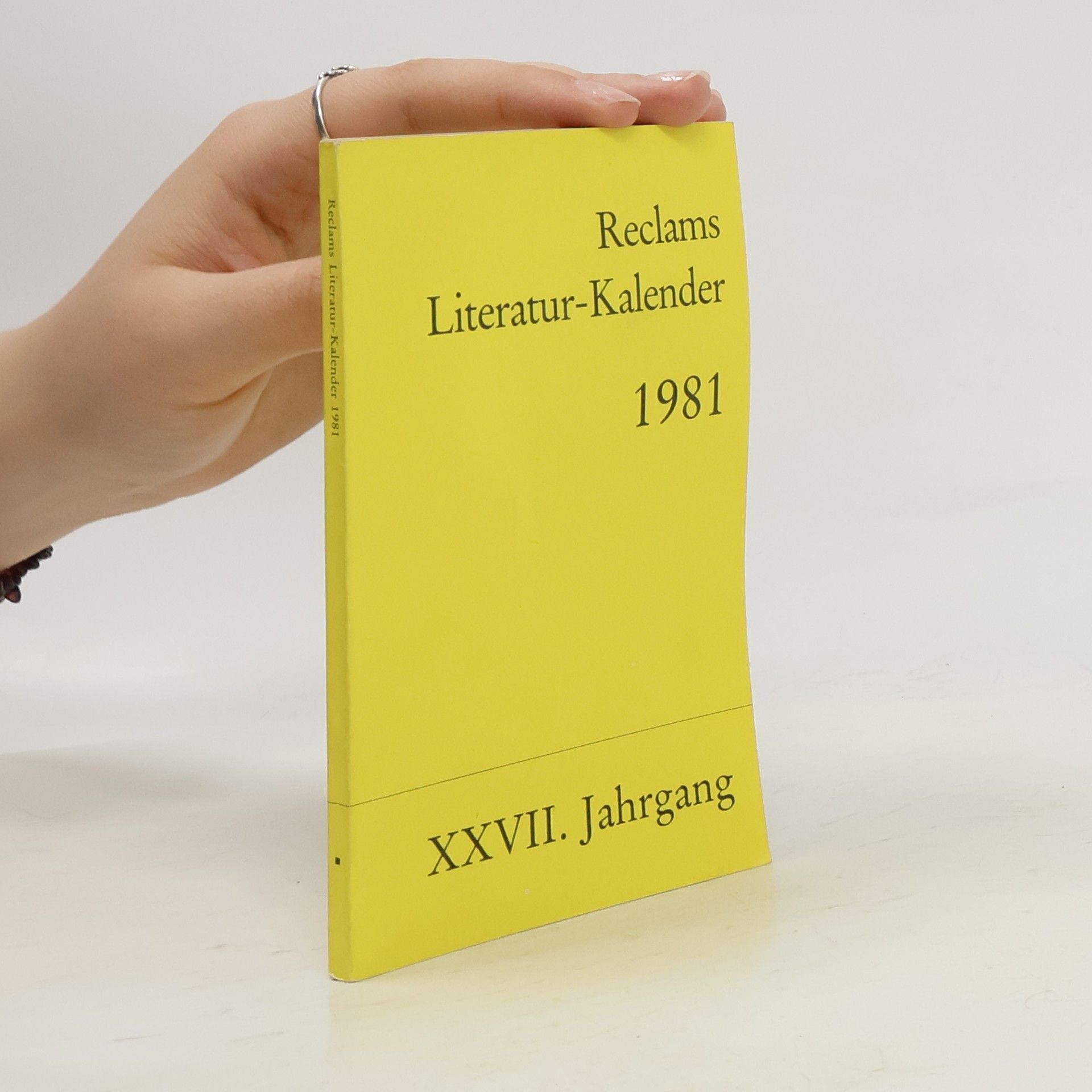 Autores varios Reclams Literaturkalender 1981