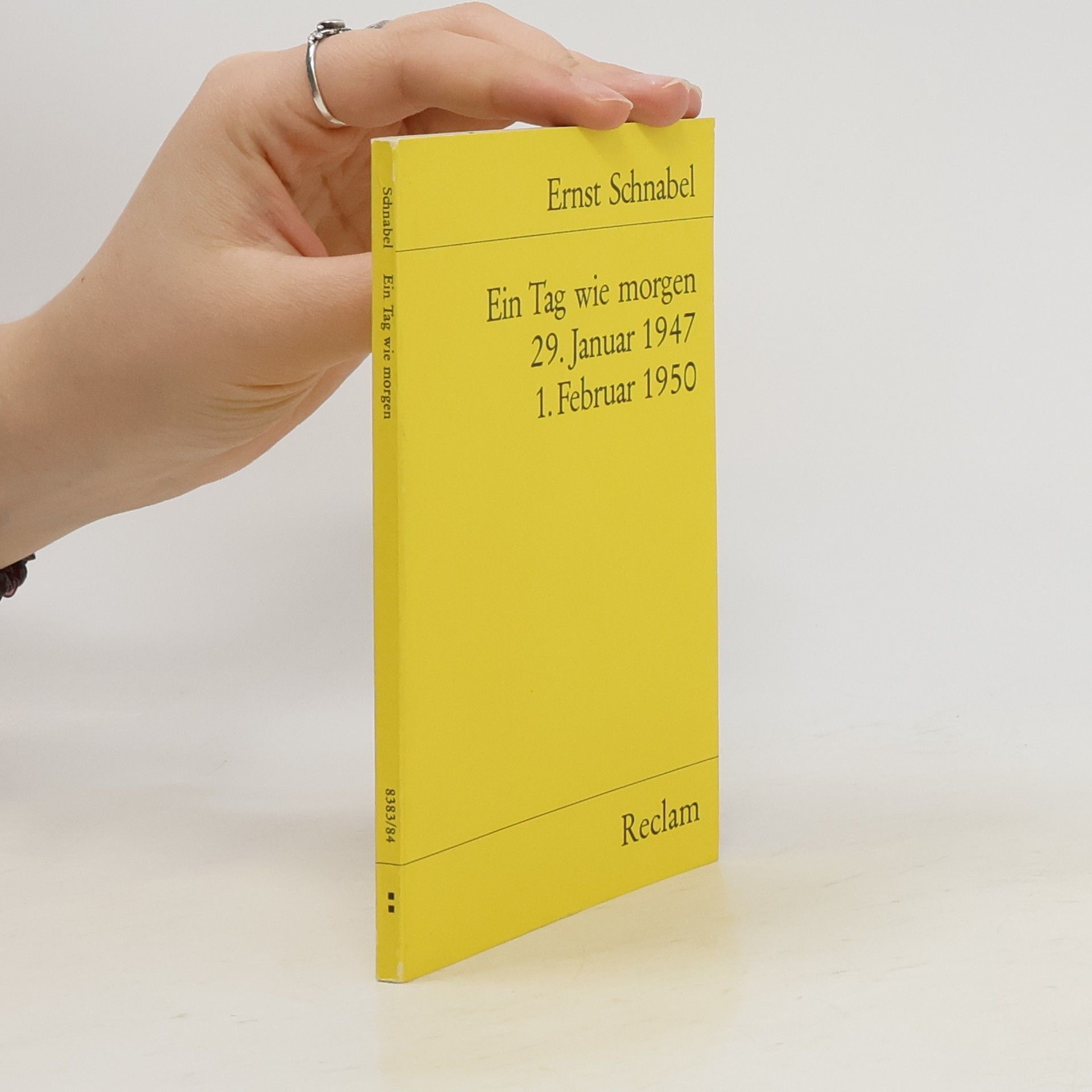 Ernst Schnabel Ein Tag wie morgen