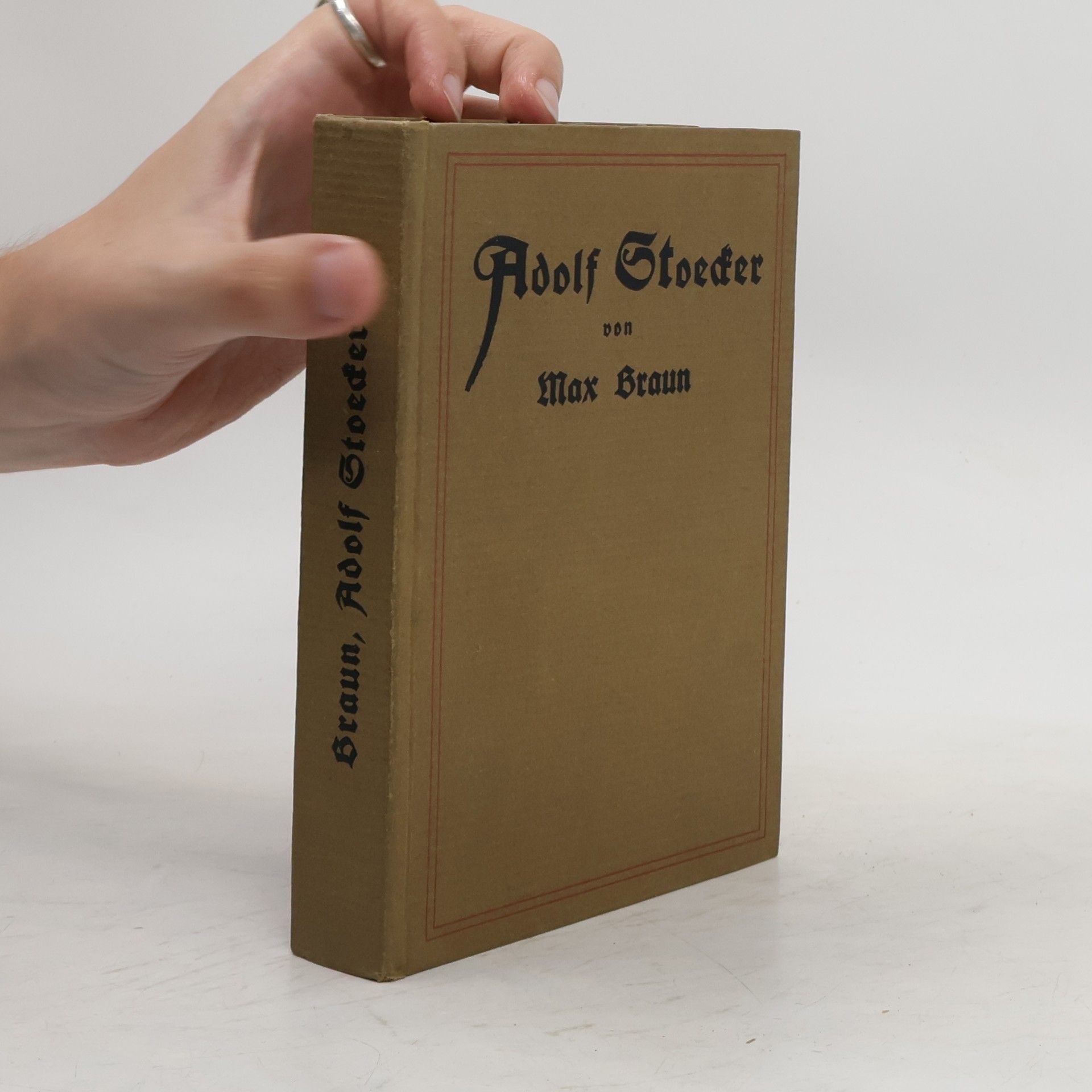 Max Braun Adolf Stoecker