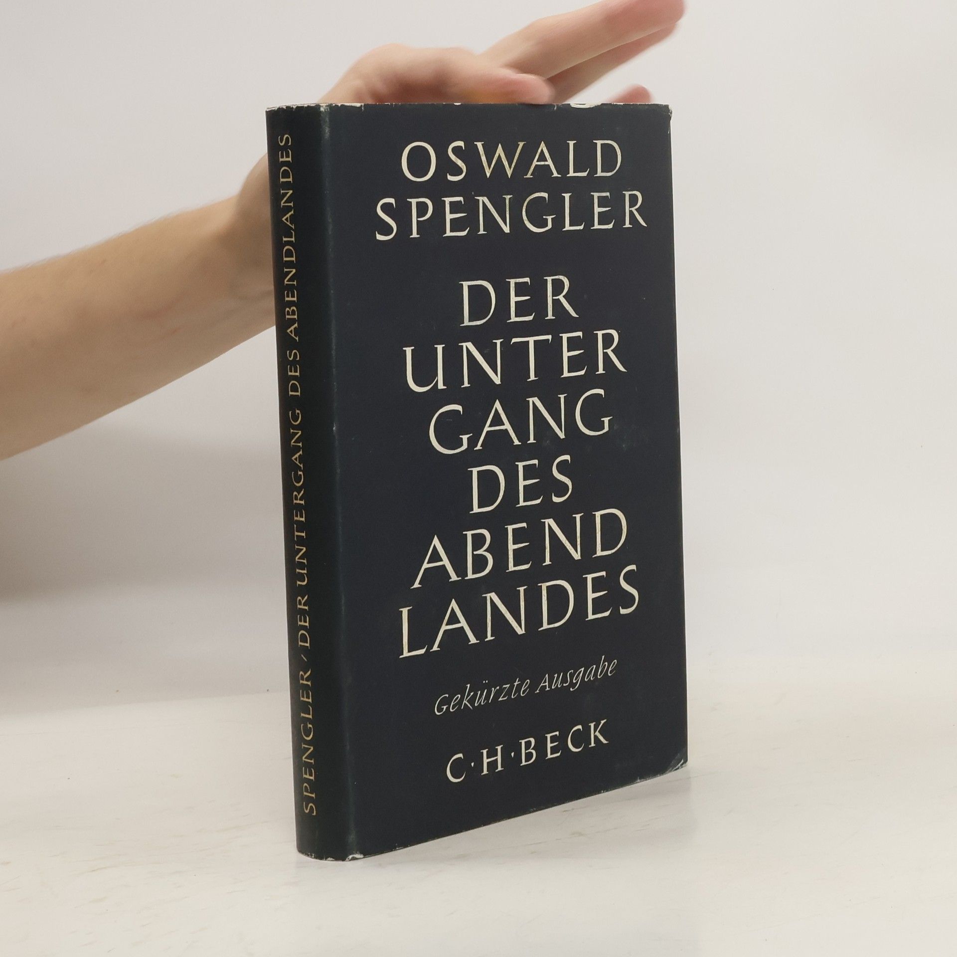 Oswald Spengler Der Untergang des Abendlandes