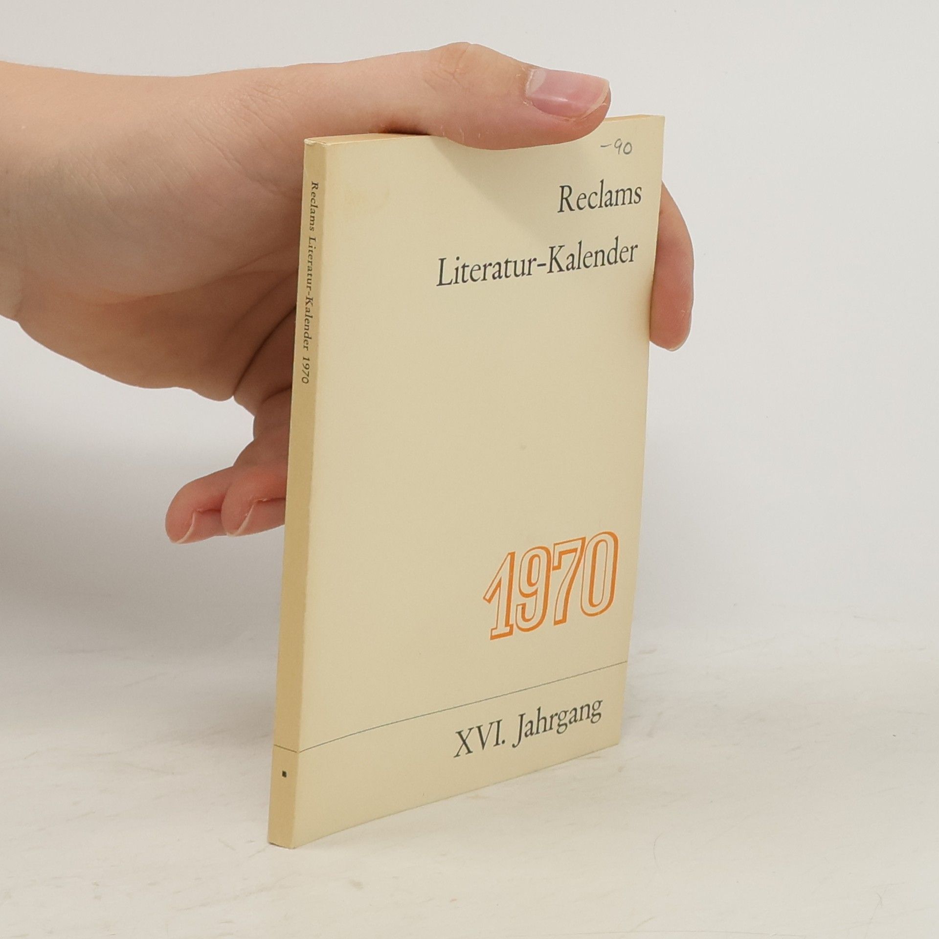 Autores varios Reclams Literatur-Kalender 1970